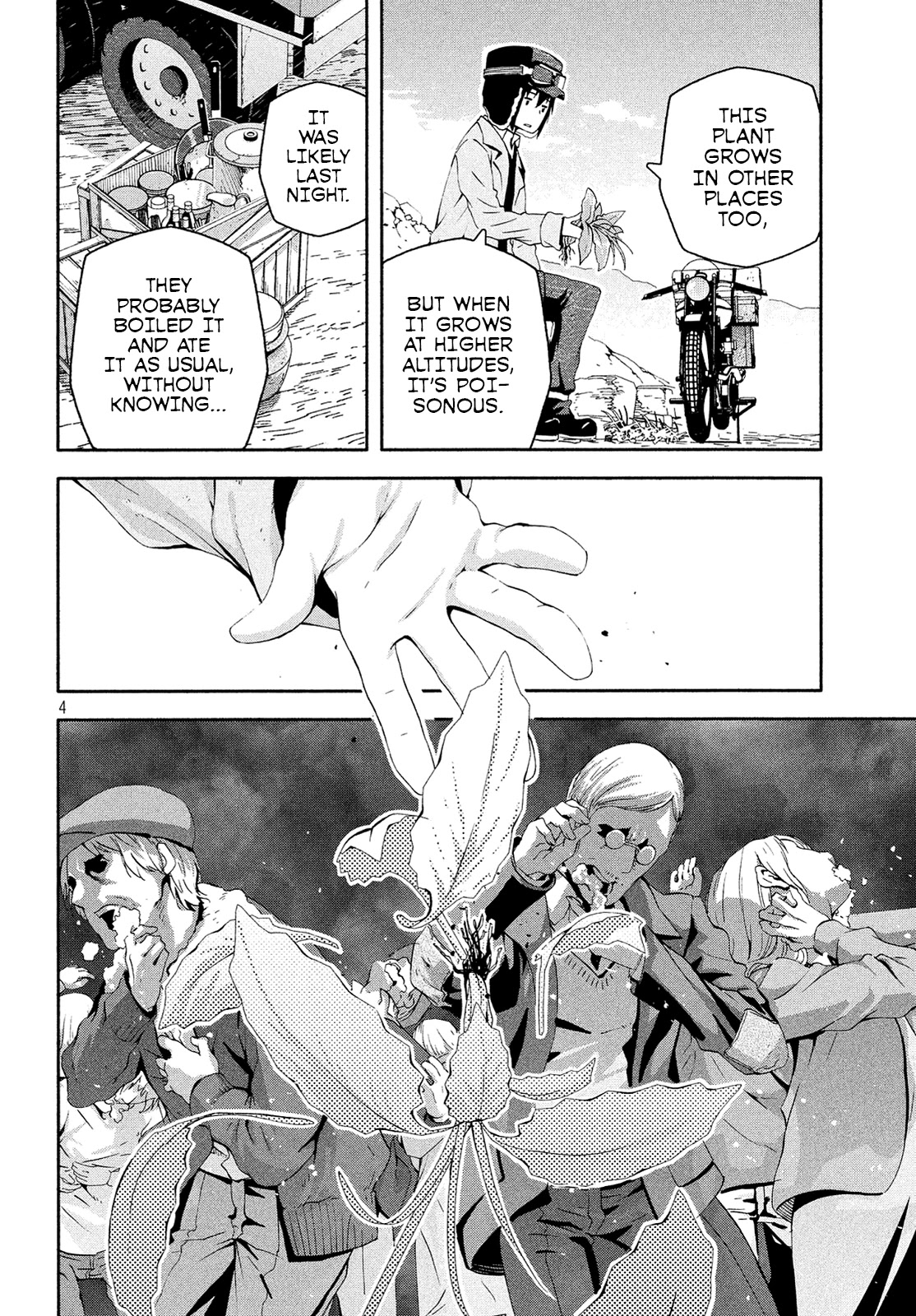 Kino's Journey (Shiomiya) Chapter 12.5 page 4 - Chapter 12.5: Epilogue: Amidst the Clouds・a -Blinder・a-