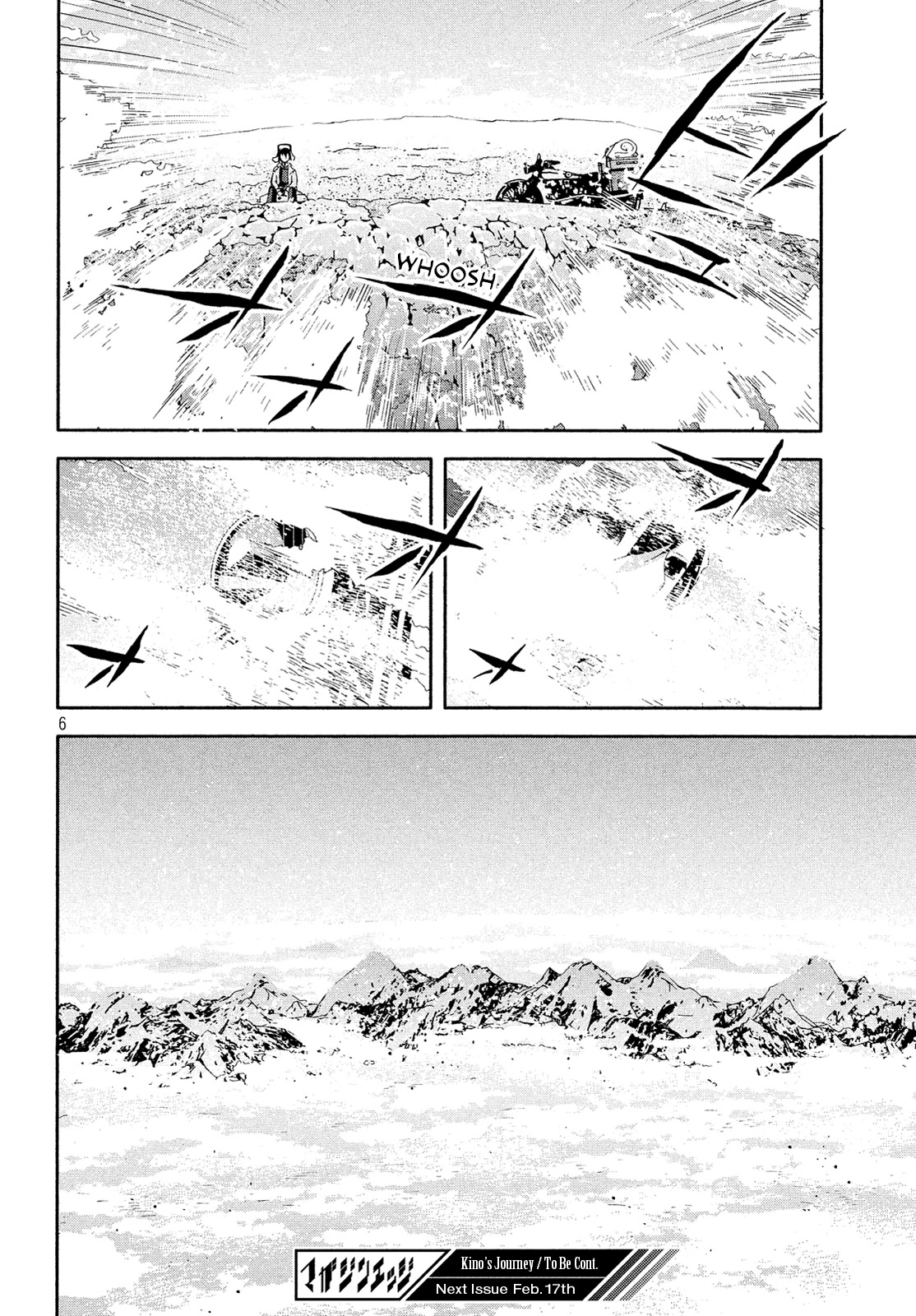 Kino's Journey (Shiomiya) Chapter 12.5 page 6 - Chapter 12.5: Epilogue: Amidst the Clouds・a -Blinder・a-