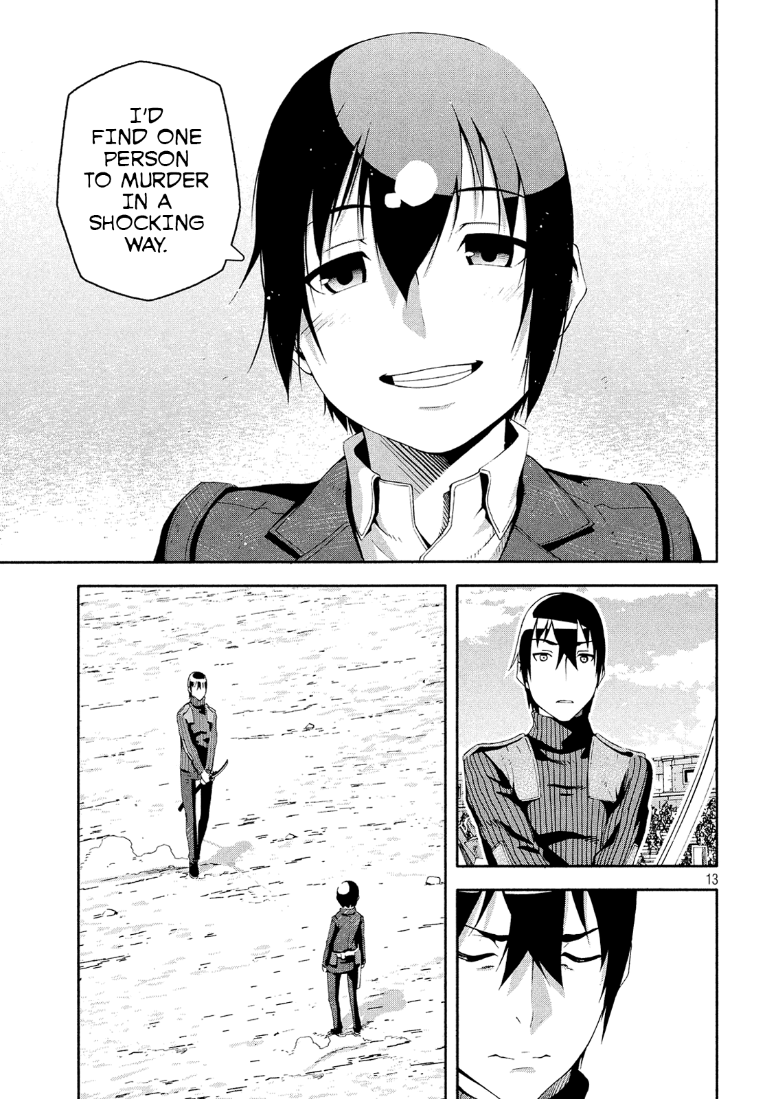 Kino's Journey (Shiomiya) Chapter 12 page 13 - Chapter 12: Coliseum -Avengers- 4/4