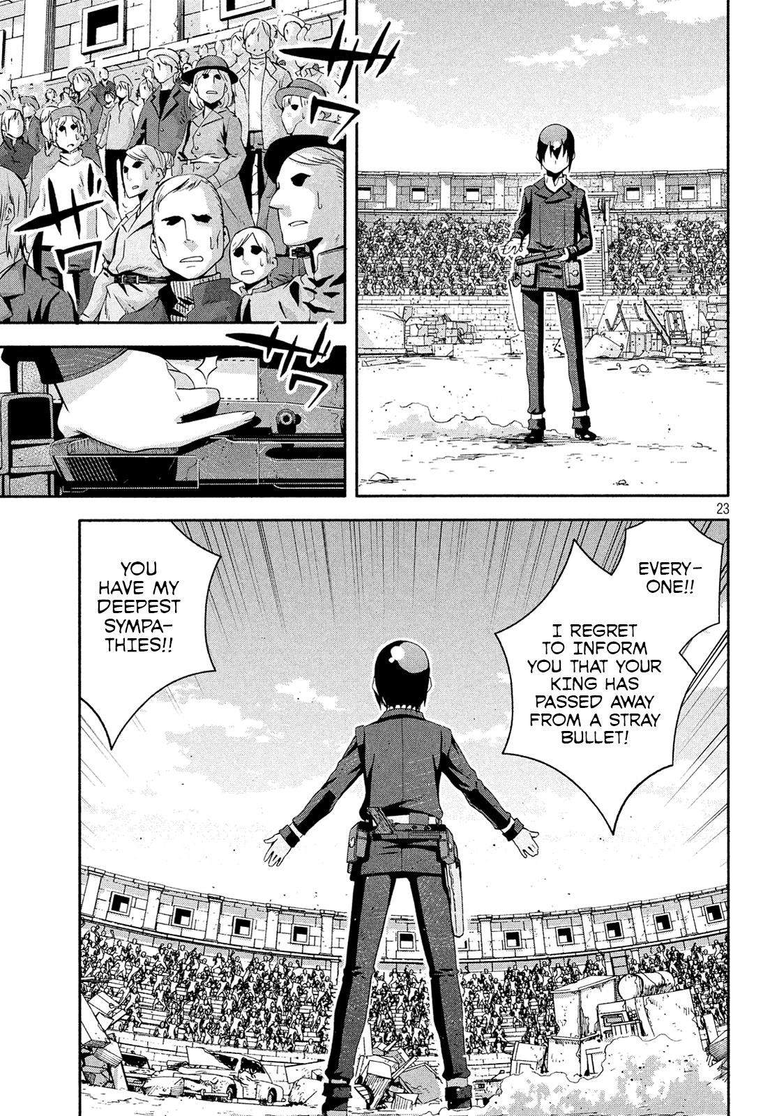 Kino's Journey (Shiomiya) Chapter 12 page 22 - Chapter 12: Coliseum -Avengers- 4/4