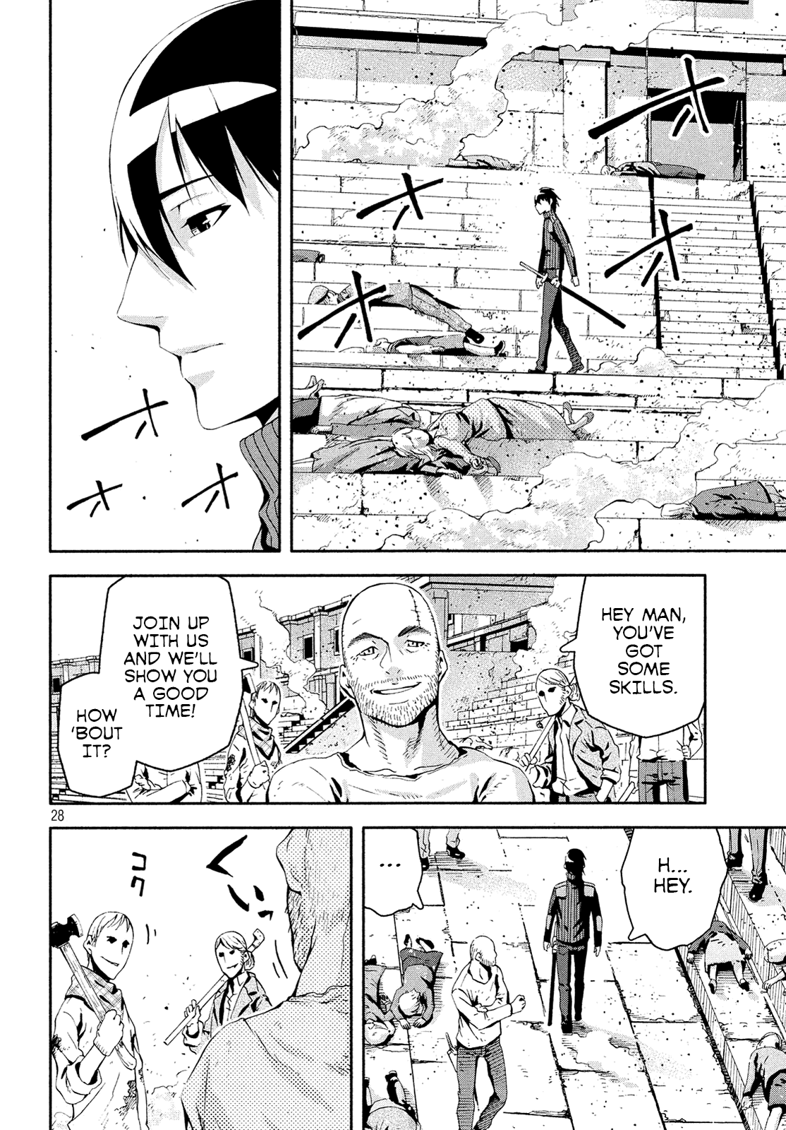 Kino's Journey (Shiomiya) Chapter 12 page 27 - Chapter 12: Coliseum -Avengers- 4/4