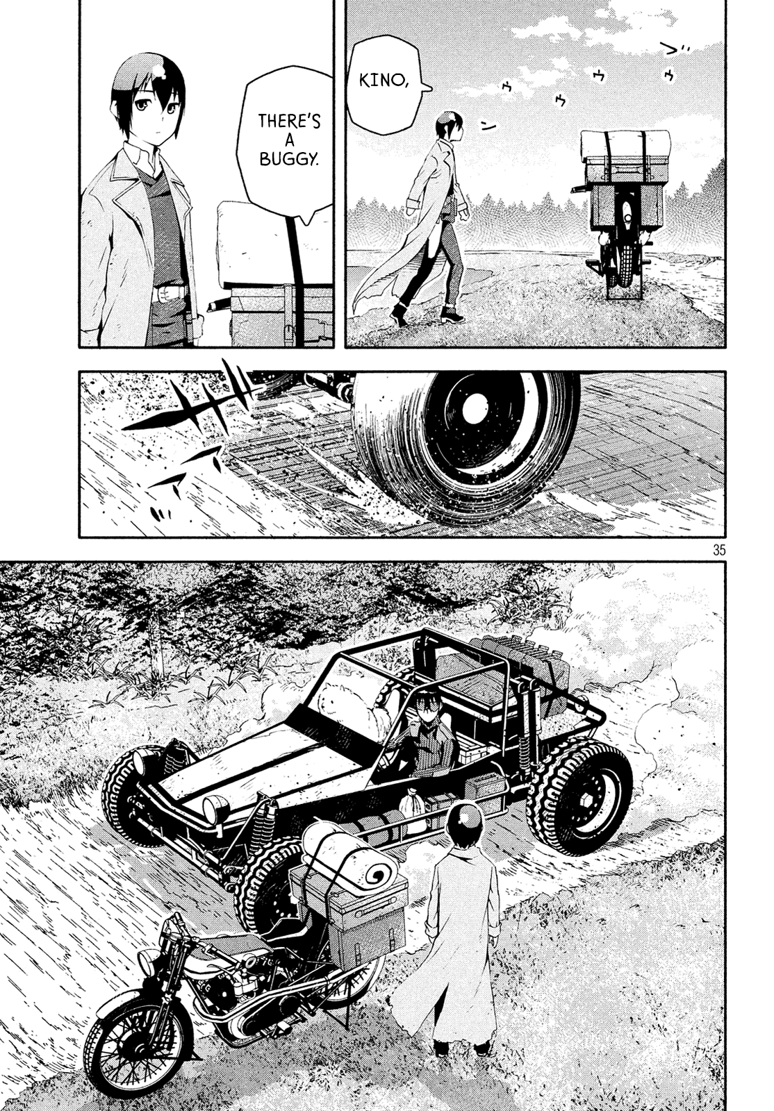Kino's Journey (Shiomiya) Chapter 12 page 34 - Chapter 12: Coliseum -Avengers- 4/4