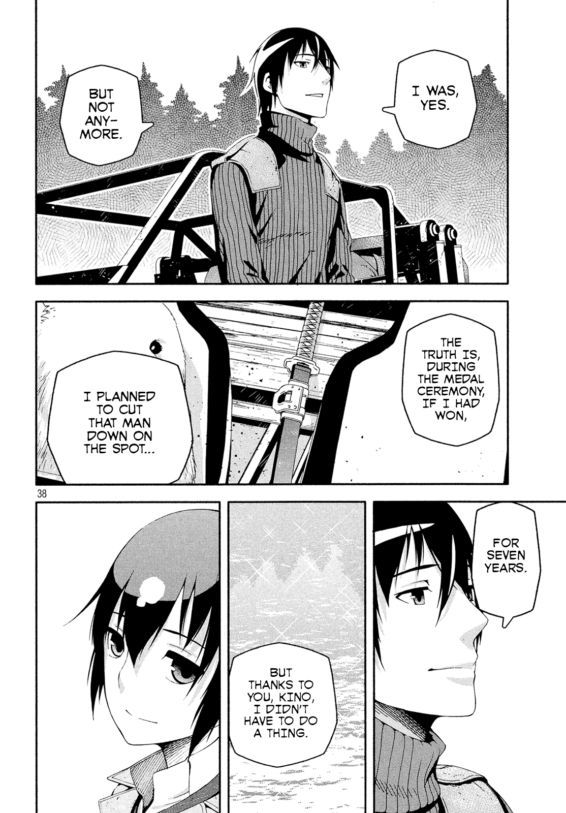 Kino's Journey (Shiomiya) Chapter 12 page 37 - Chapter 12: Coliseum -Avengers- 4/4