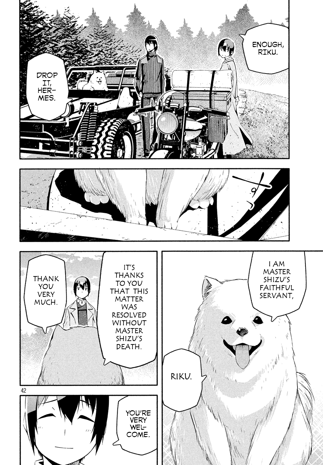 Kino's Journey (Shiomiya) Chapter 12 page 41 - Chapter 12: Coliseum -Avengers- 4/4
