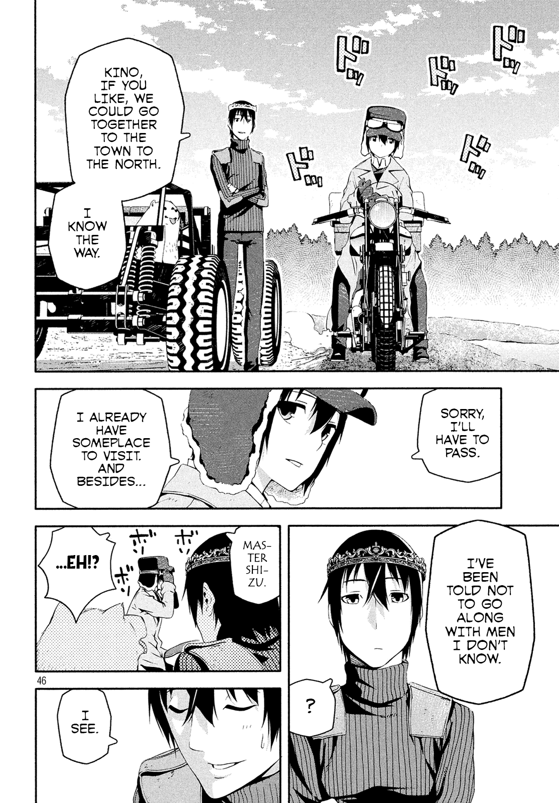 Kino's Journey (Shiomiya) Chapter 12 page 45 - Chapter 12: Coliseum -Avengers- 4/4
