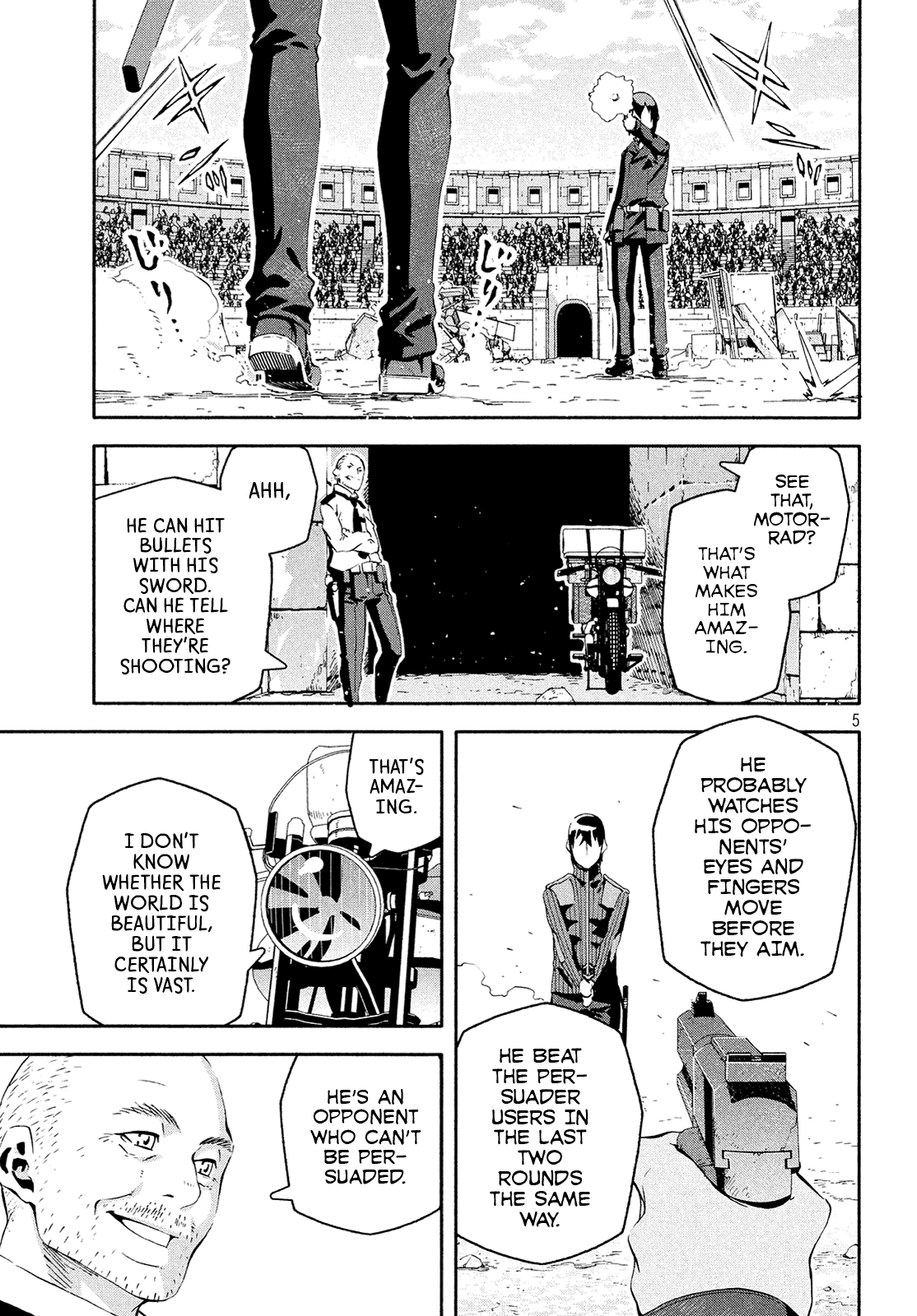 Kino's Journey (Shiomiya) Chapter 12 page 5 - Chapter 12: Coliseum -Avengers- 4/4