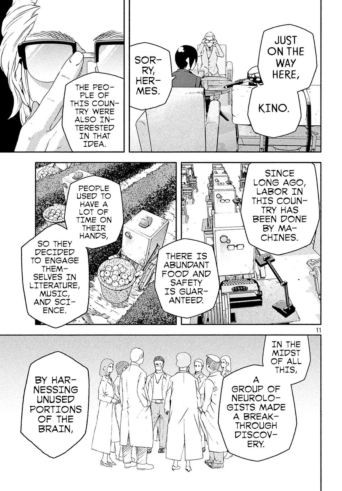 Kino's Journey (Shiomiya) Chapter 3 page 11 - Chapter 3: Land of Visible Pain -I See You.- 2/2