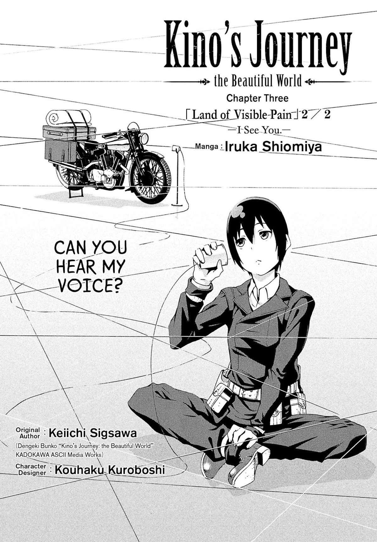 Kino's Journey (Shiomiya) Chapter 3 page 2 - Chapter 3: Land of Visible Pain -I See You.- 2/2