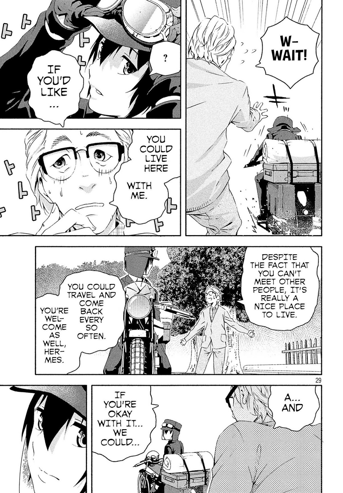 Kino's Journey (Shiomiya) Chapter 3 page 29 - Chapter 3: Land of Visible Pain -I See You.- 2/2