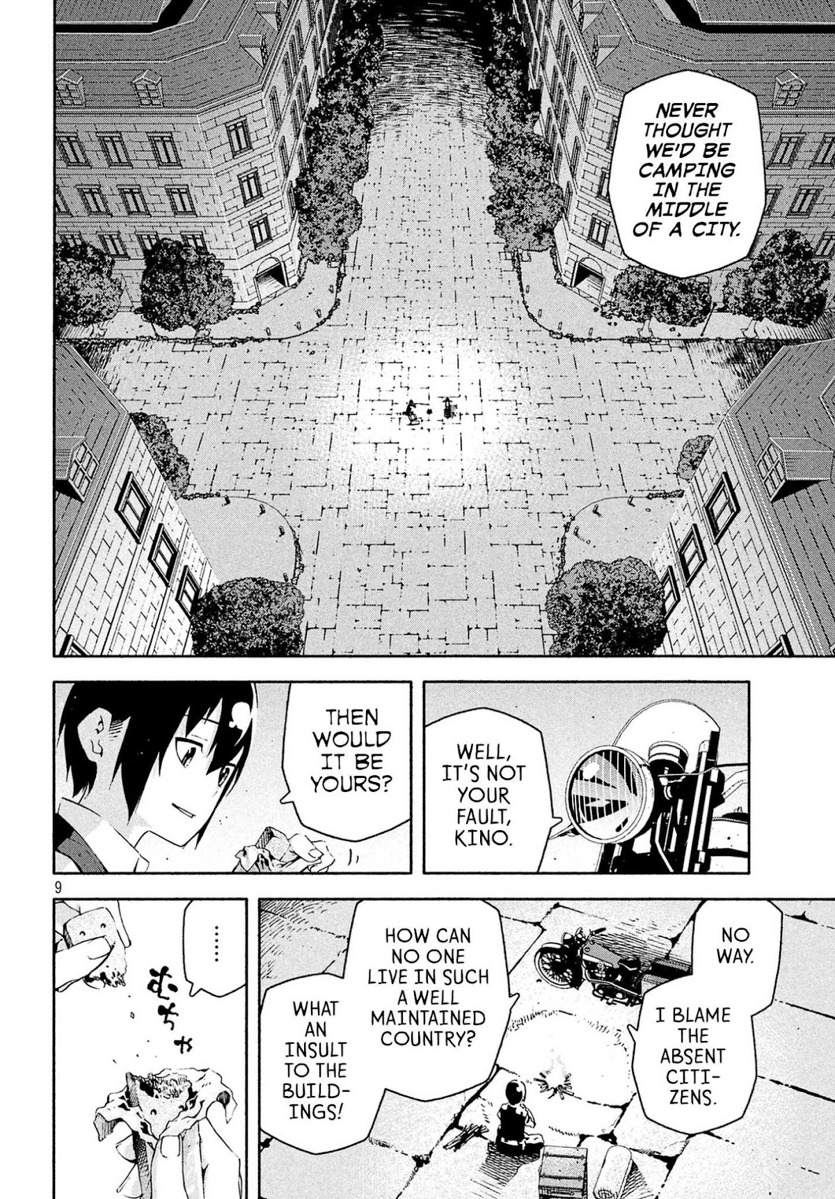 Kino's Journey (Shiomiya) Chapter 5 page 10 - Chapter 5: Land of Majority Rule -Ourselfish- 1/2