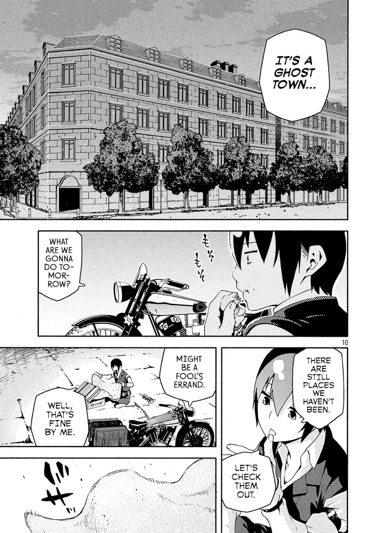 Kino's Journey (Shiomiya) Chapter 5 page 11 - Chapter 5: Land of Majority Rule -Ourselfish- 1/2