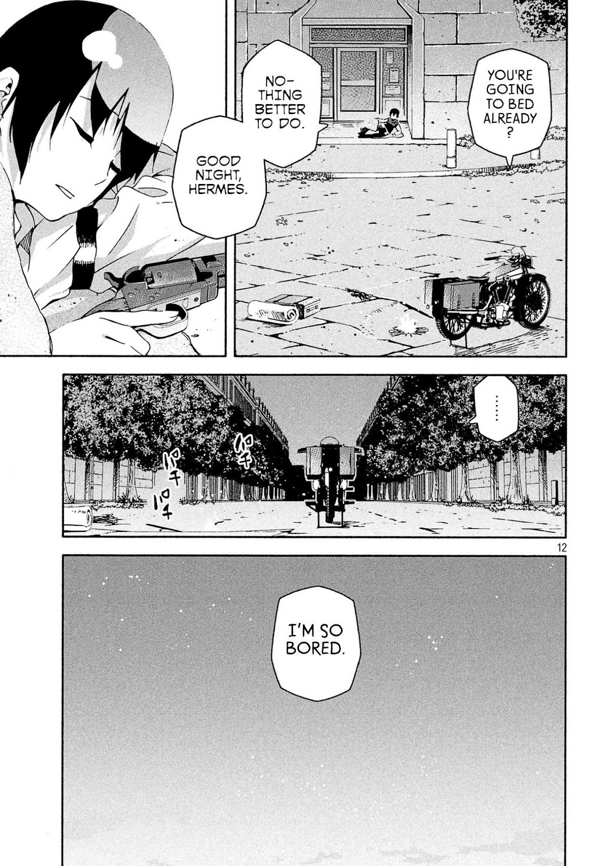 Kino's Journey (Shiomiya) Chapter 5 page 13 - Chapter 5: Land of Majority Rule -Ourselfish- 1/2