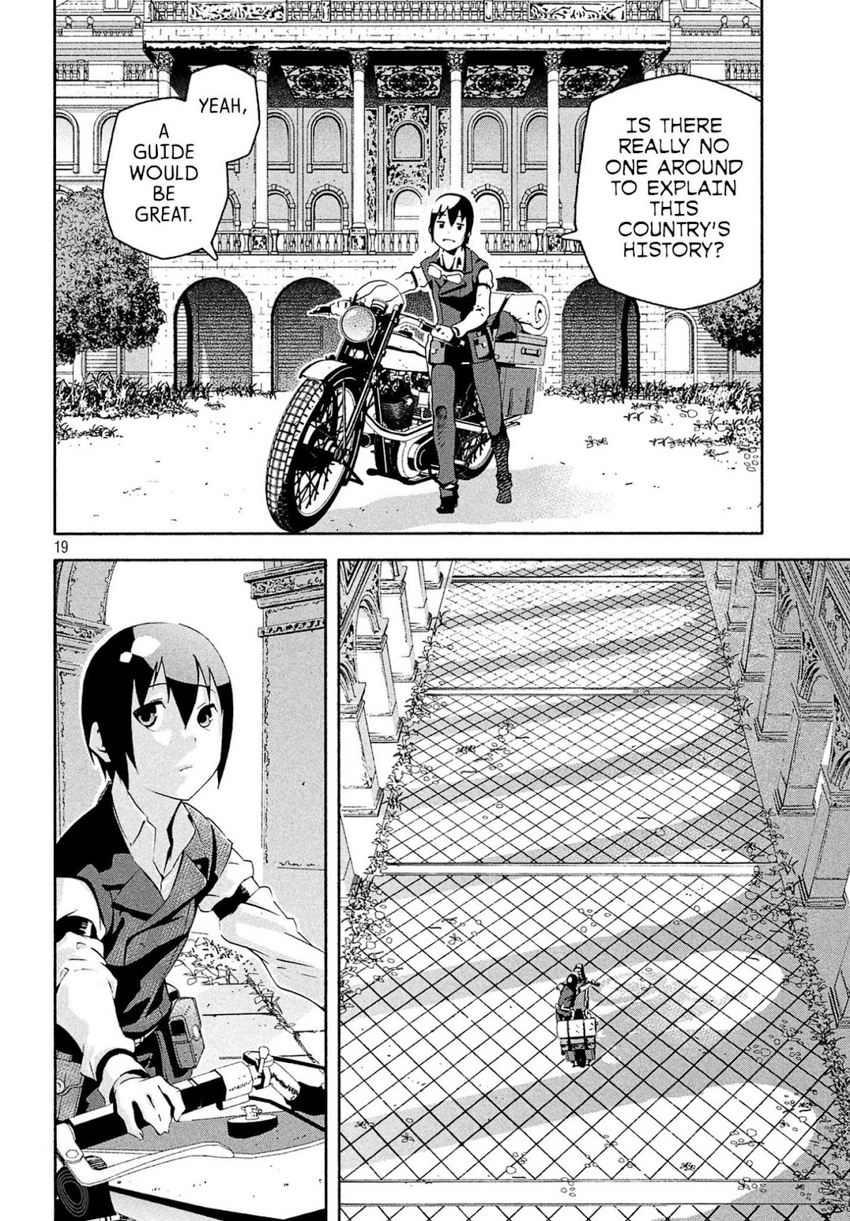 Kino's Journey (Shiomiya) Chapter 5 page 19 - Chapter 5: Land of Majority Rule -Ourselfish- 1/2