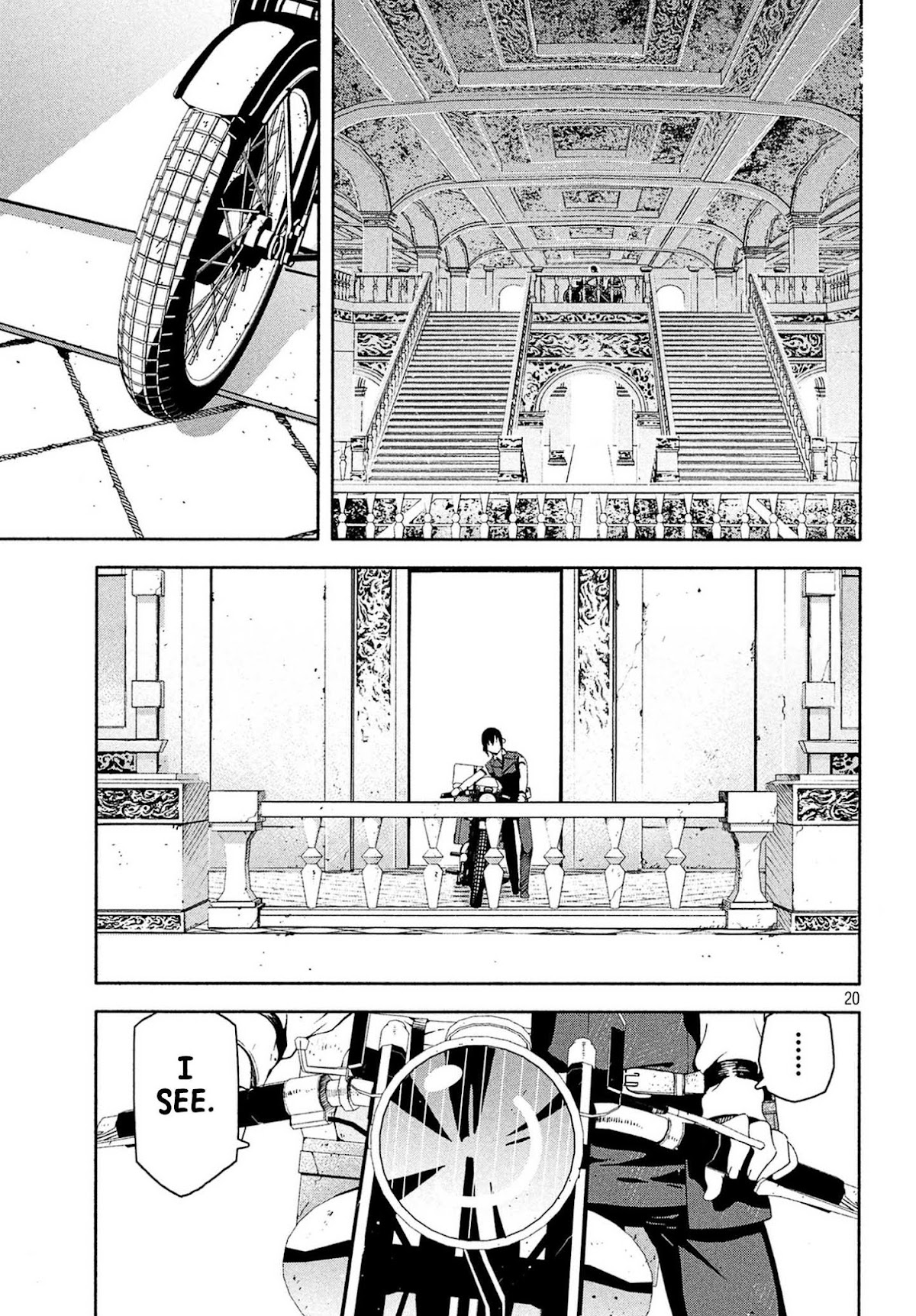 Kino's Journey (Shiomiya) Chapter 5 page 20 - Chapter 5: Land of Majority Rule -Ourselfish- 1/2