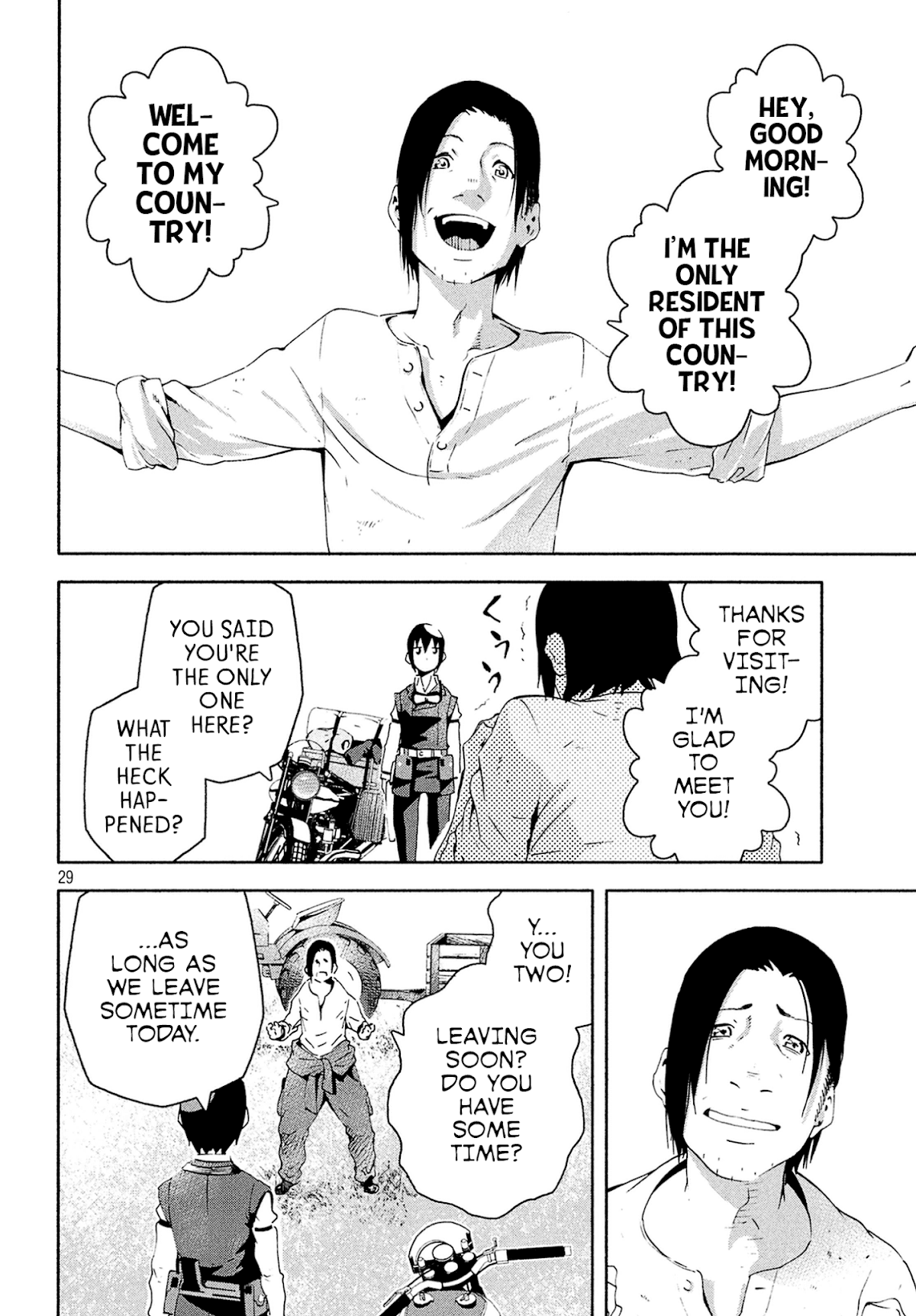 Kino's Journey (Shiomiya) Chapter 5 page 28 - Chapter 5: Land of Majority Rule -Ourselfish- 1/2