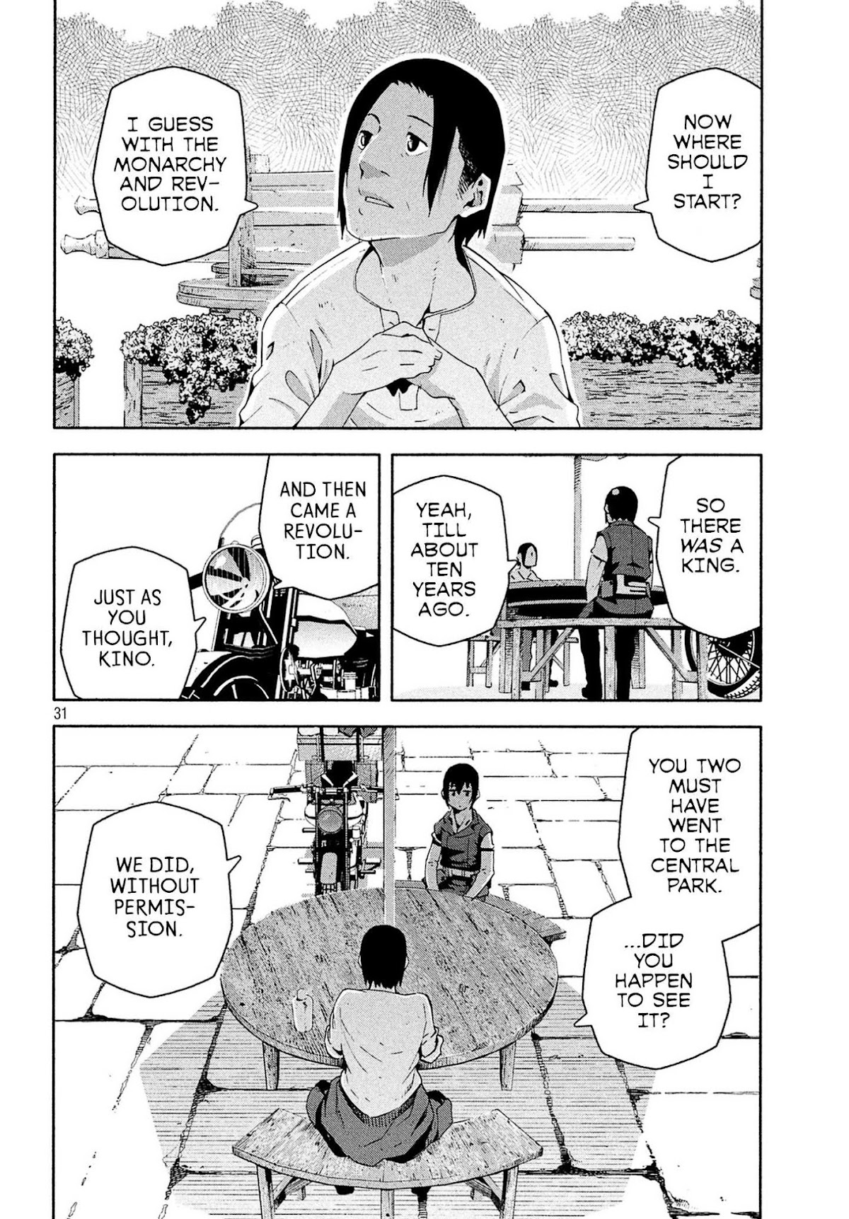Kino's Journey (Shiomiya) Chapter 5 page 30 - Chapter 5: Land of Majority Rule -Ourselfish- 1/2