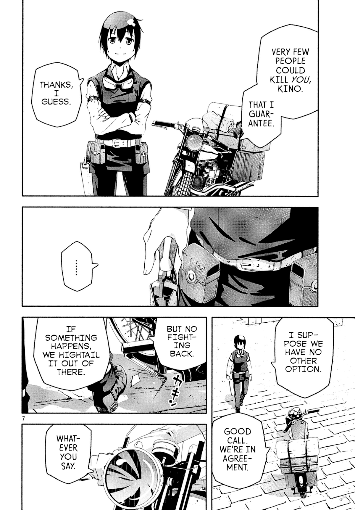 Kino's Journey (Shiomiya) Chapter 5 page 8 - Chapter 5: Land of Majority Rule -Ourselfish- 1/2