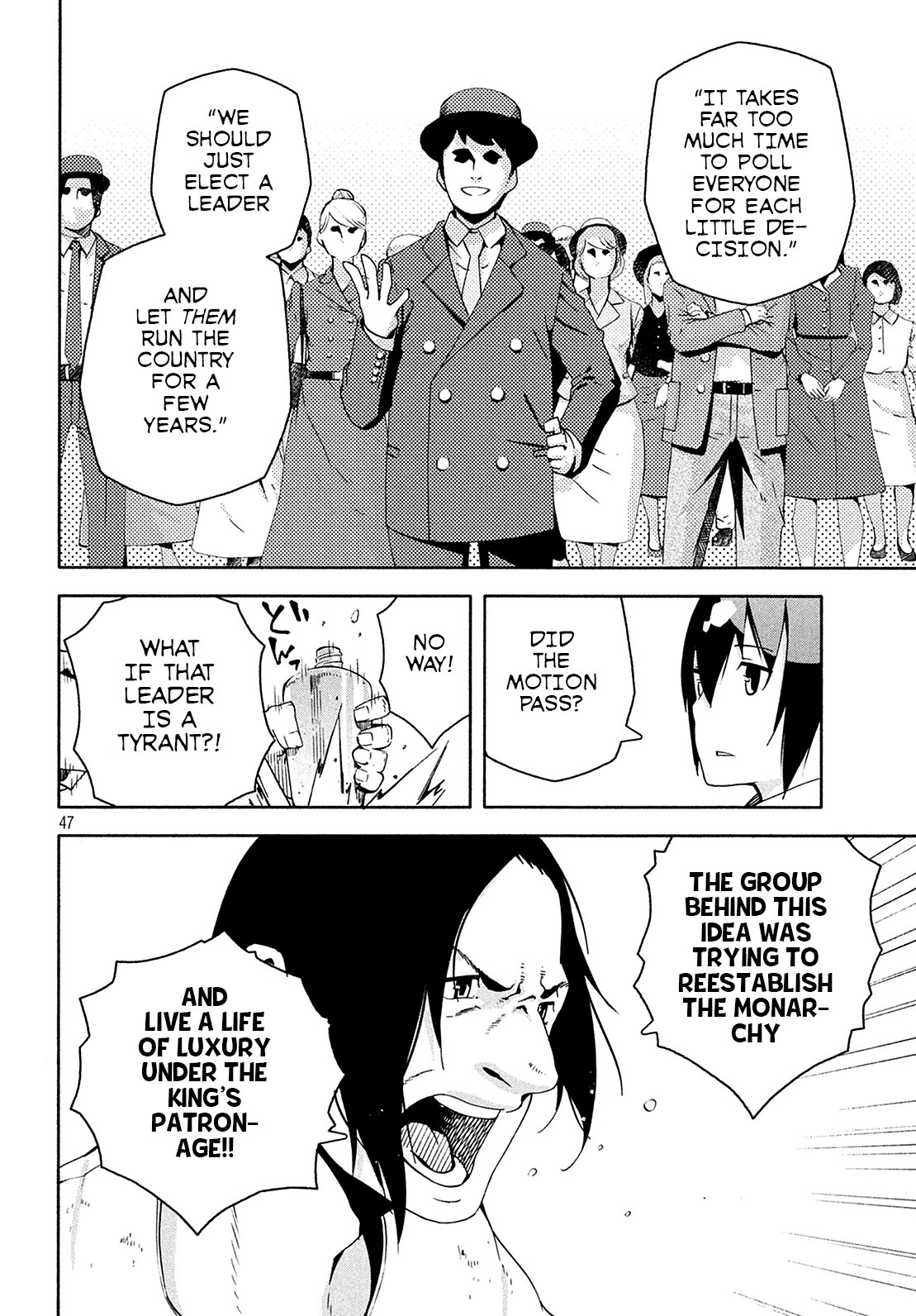 Kino's Journey (Shiomiya) Chapter 6 page 14 - Chapter 6: Land of Majority Rule -Ourselfish- 2/2