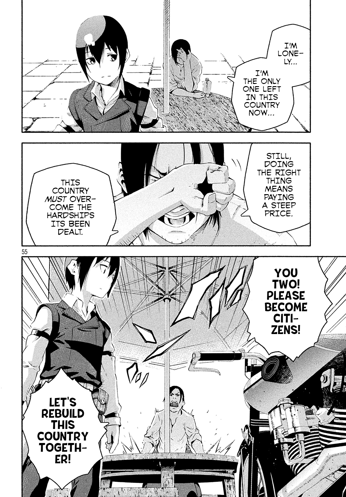 Kino's Journey (Shiomiya) Chapter 6 page 22 - Chapter 6: Land of Majority Rule -Ourselfish- 2/2