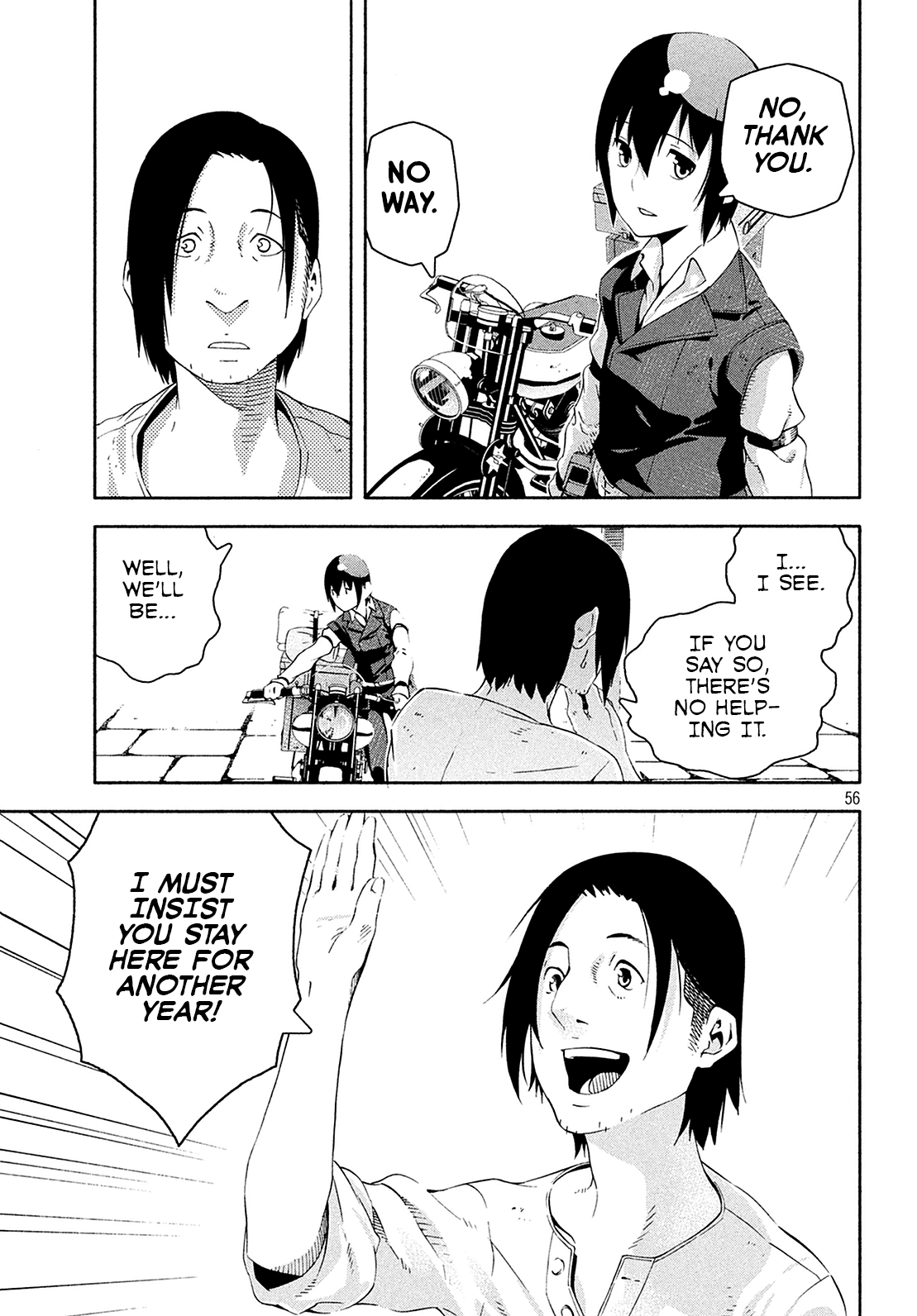 Kino's Journey (Shiomiya) Chapter 6 page 23 - Chapter 6: Land of Majority Rule -Ourselfish- 2/2