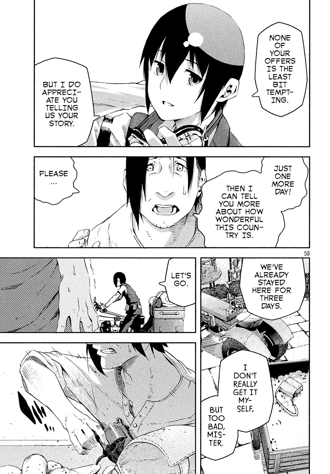 Kino's Journey (Shiomiya) Chapter 6 page 25 - Chapter 6: Land of Majority Rule -Ourselfish- 2/2