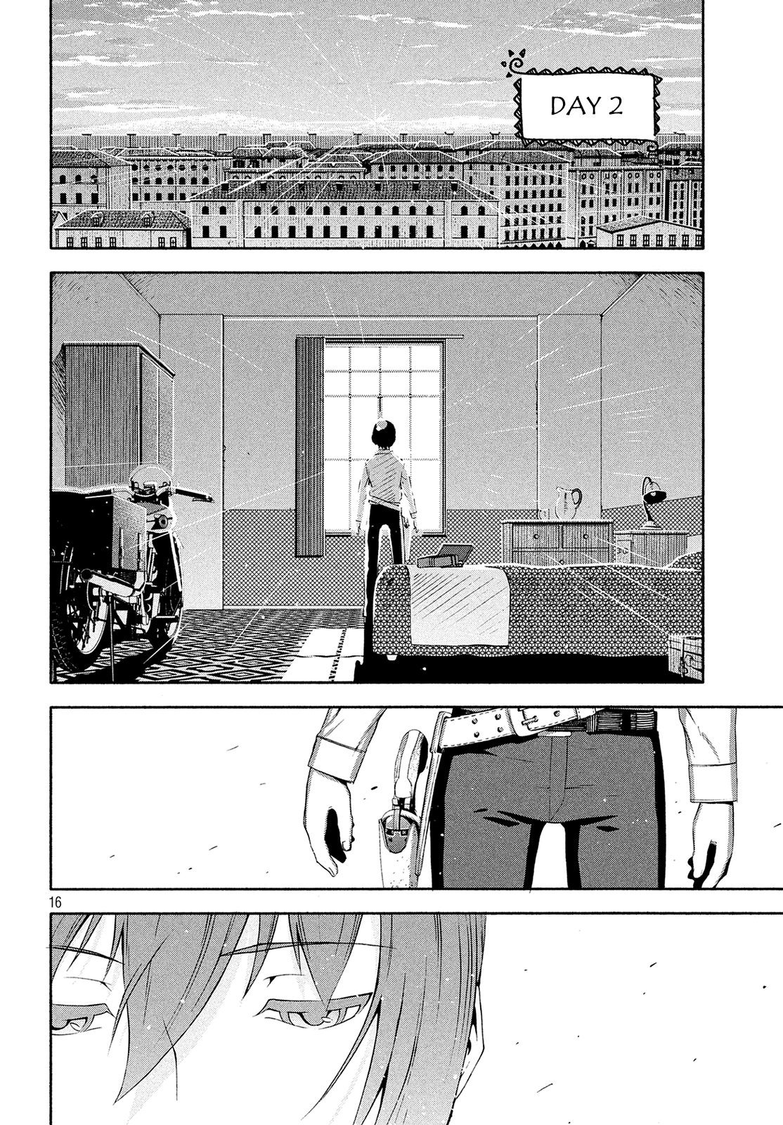 Kino's Journey (Shiomiya) Chapter 7 page 15 - Chapter 7: A Peaceful Land -Mother's Love- 1/2