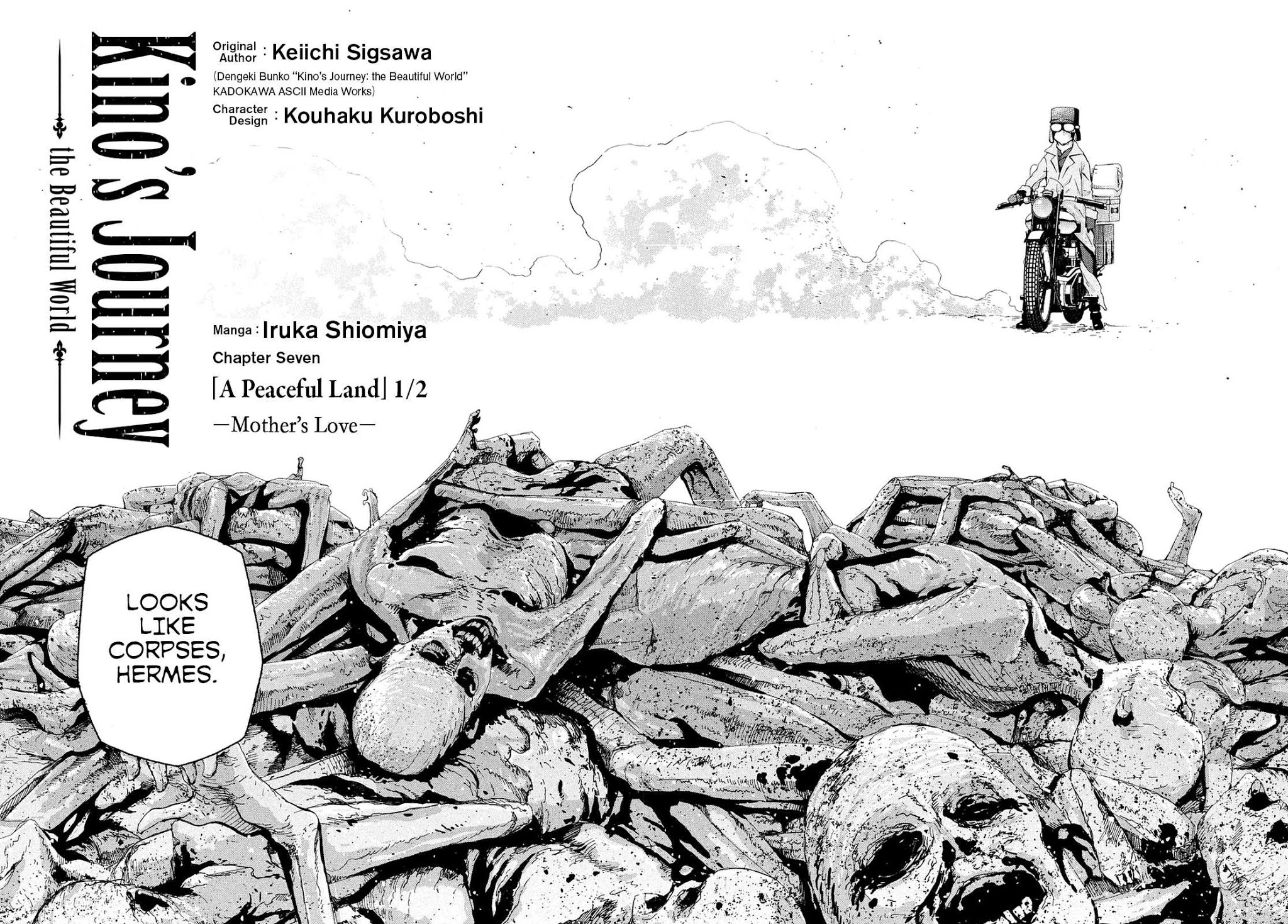 Kino's Journey (Shiomiya) Chapter 7 page 2 - Chapter 7: A Peaceful Land -Mother's Love- 1/2
