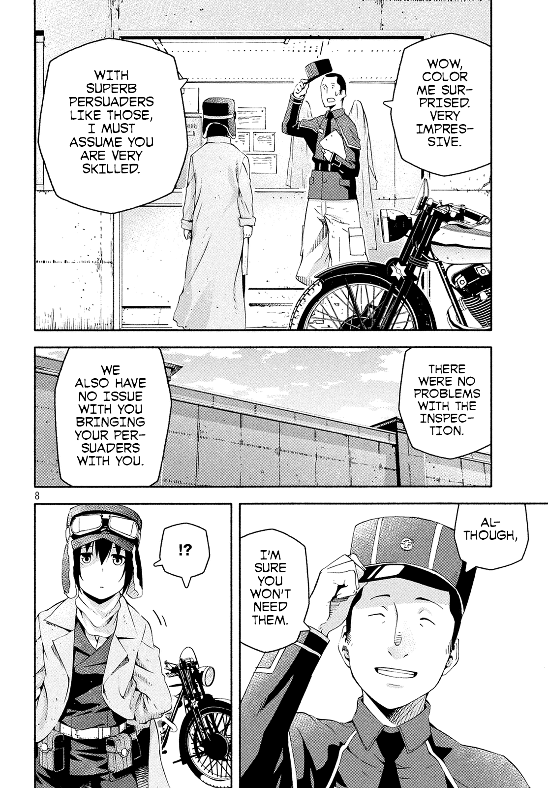 Kino's Journey (Shiomiya) Chapter 7 page 7 - Chapter 7: A Peaceful Land -Mother's Love- 1/2