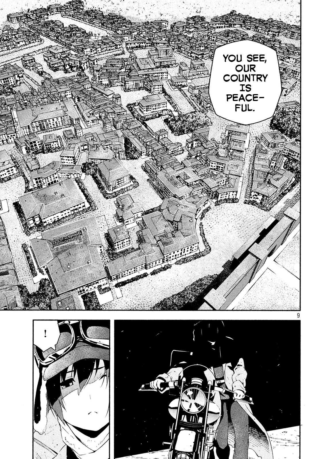 Kino's Journey (Shiomiya) Chapter 7 page 8 - Chapter 7: A Peaceful Land -Mother's Love- 1/2