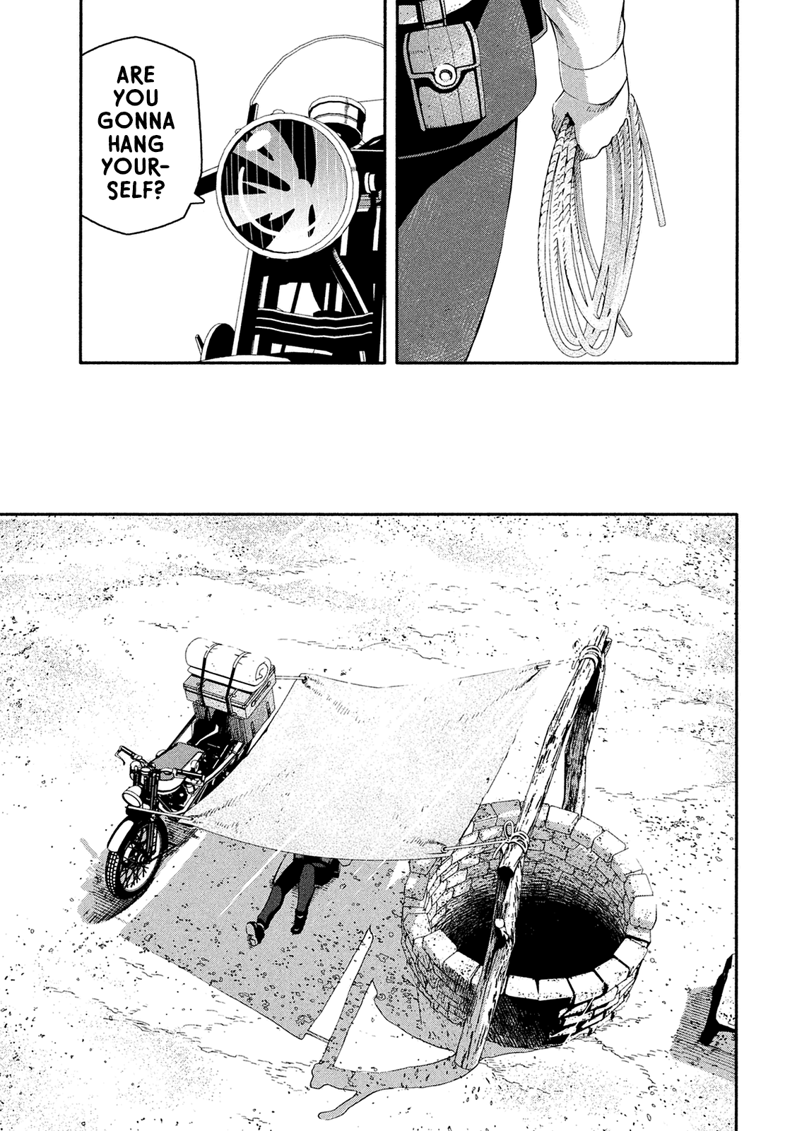 Kino's Journey (Shiomiya) Chapter 8.5 page 5 - Chapter 8.5: Epilogue: In the Middle of the Desertãƒ»a -Beginner's Luckãƒ»a-