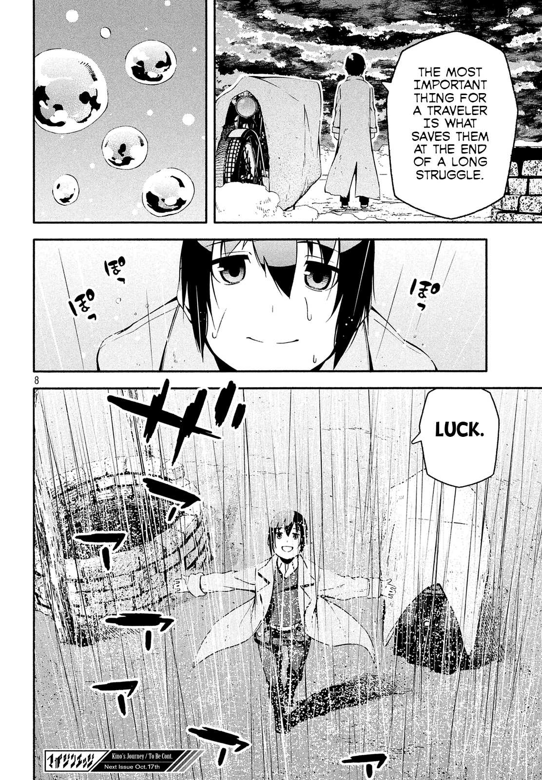 Kino's Journey (Shiomiya) Chapter 8.5 page 8 - Chapter 8.5: Epilogue: In the Middle of the Desertãƒ»a -Beginner's Luckãƒ»a-
