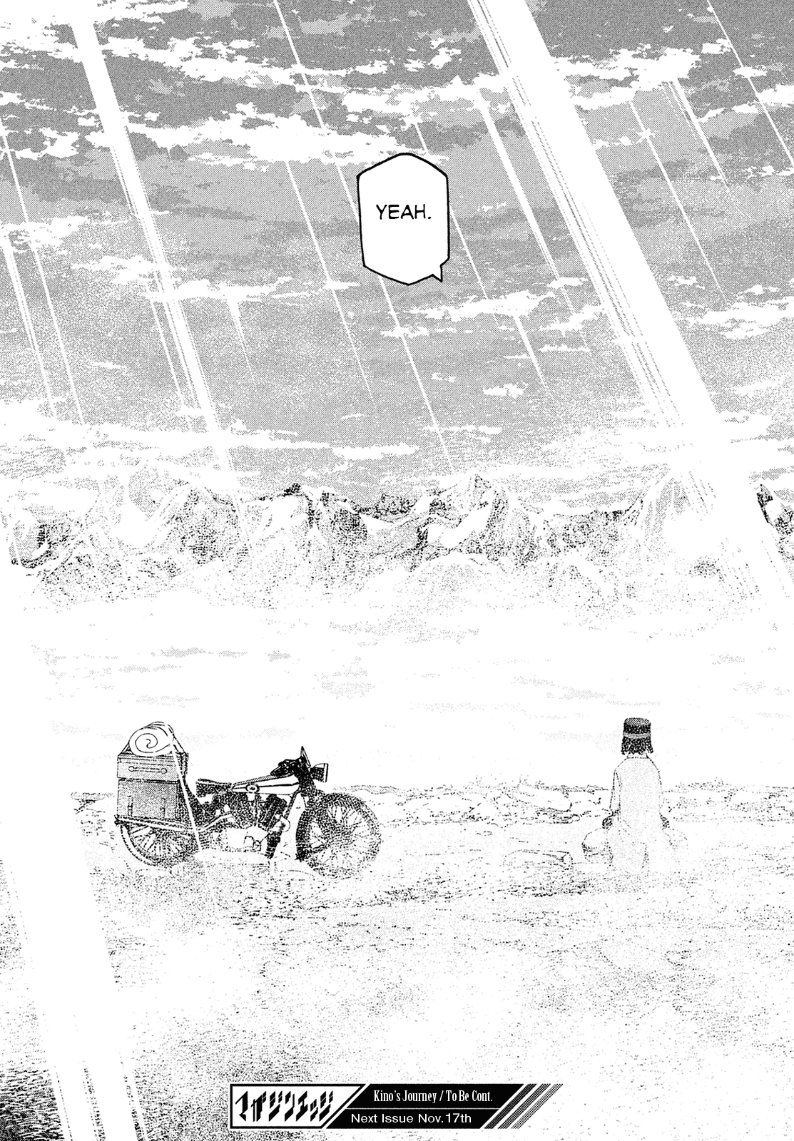 Kino's Journey (Shiomiya) Chapter 9.5 page 7 - Chapter 9.5: Prologue: Amidst the Cloudsãƒ»b -Blinderãƒ»b-