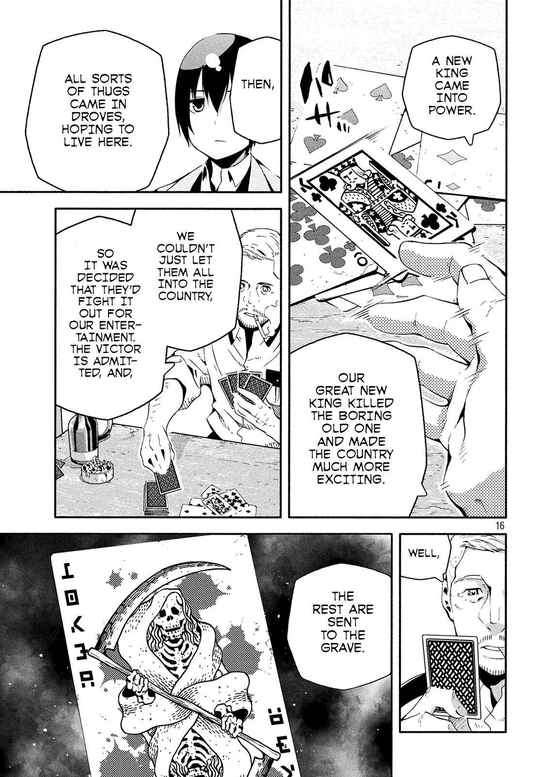 Kino's Journey (Shiomiya) Chapter 9 page 17 - Chapter 9: Coliseum -Avengers- 1/4