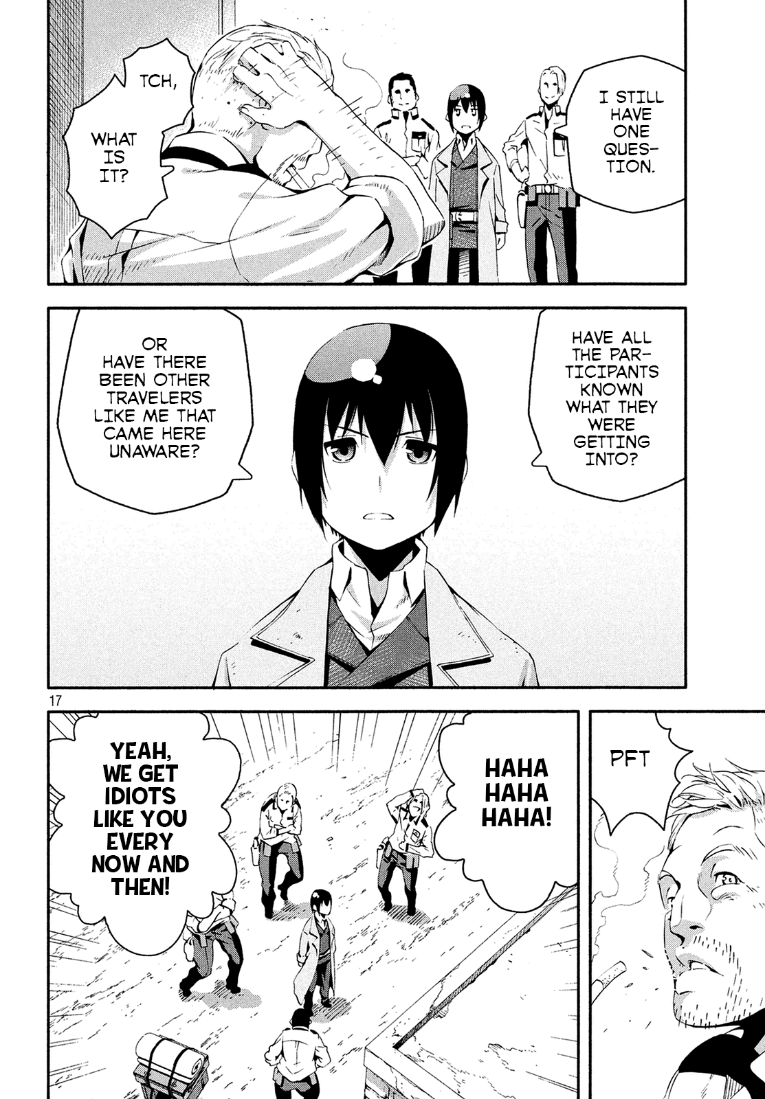 Kino's Journey (Shiomiya) Chapter 9 page 18 - Chapter 9: Coliseum -Avengers- 1/4