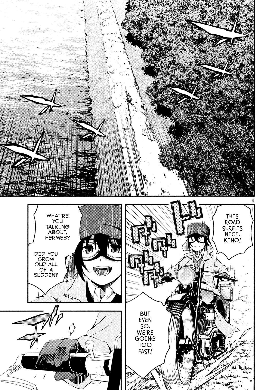 Kino's Journey (Shiomiya) Chapter 9 page 5 - Chapter 9: Coliseum -Avengers- 1/4
