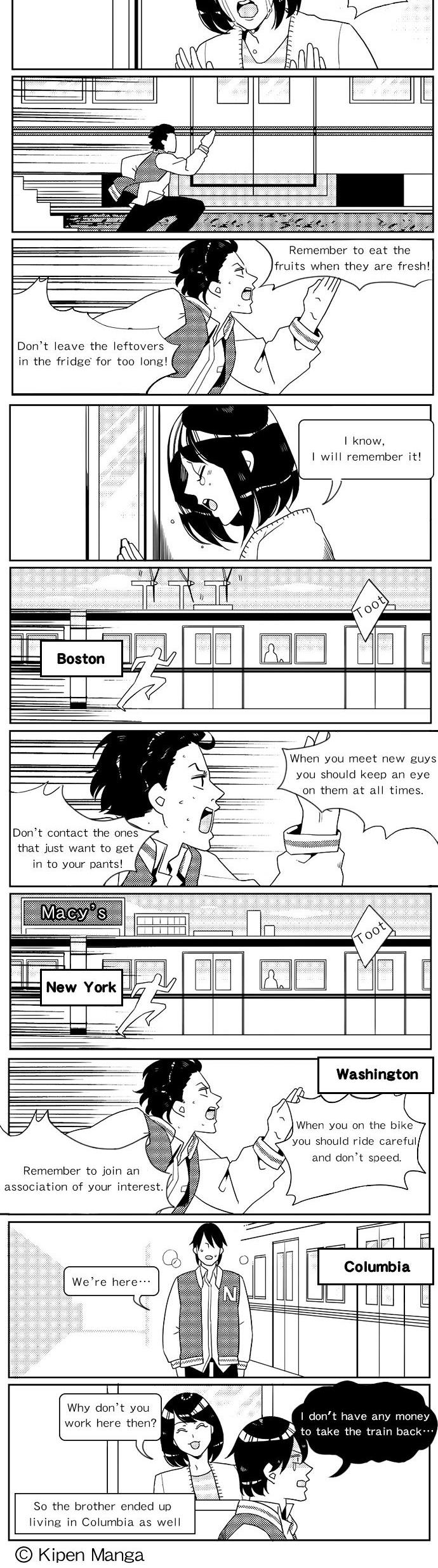 Kipen Manga Chapter 20 page 2 - Chapter 20 : Train Station