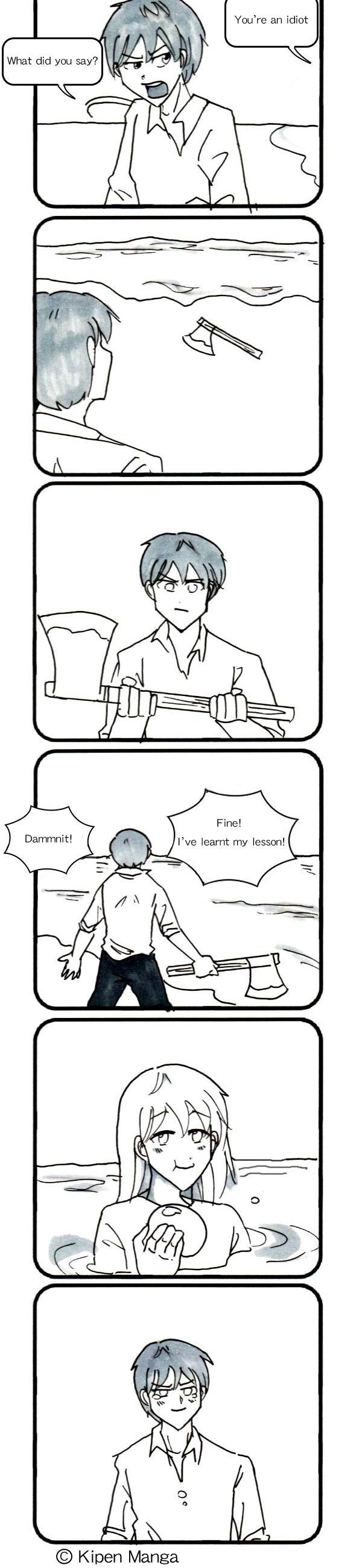 Kipen Manga Chapter 28 page 4 - Chapter 28 : The honest woodman continued