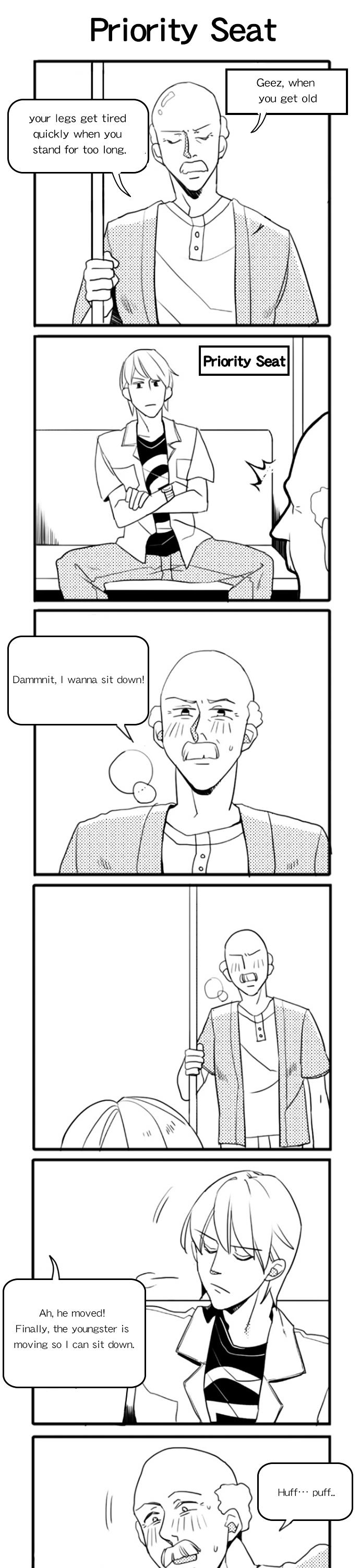 Kipen Manga Chapter 34 page 1 - Chapter 34 : Priority Seat