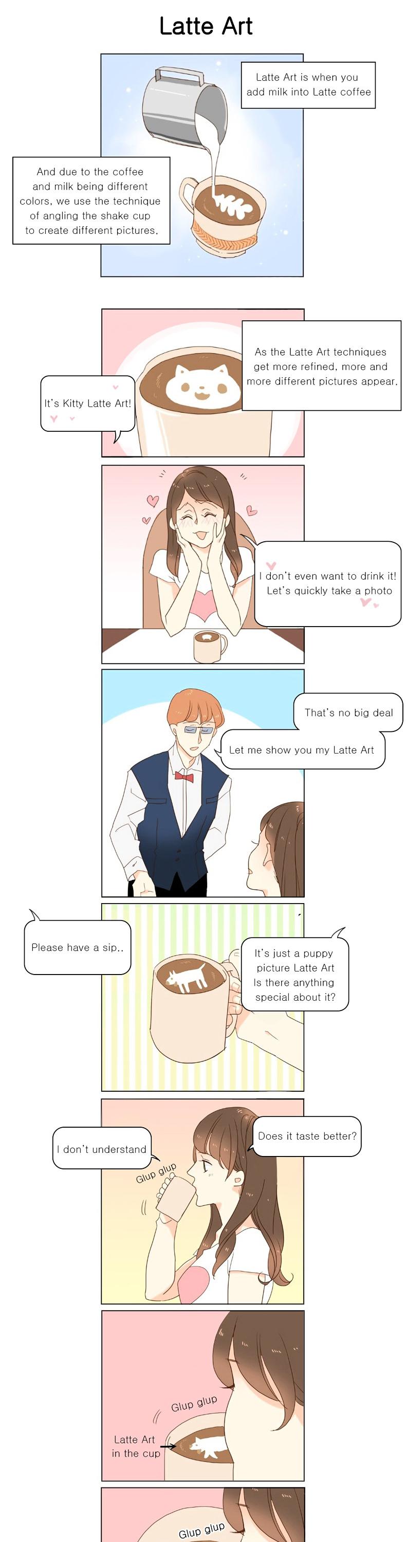 Kipen Manga Chapter 42 page 1 - Chapter 42 : Latte Art