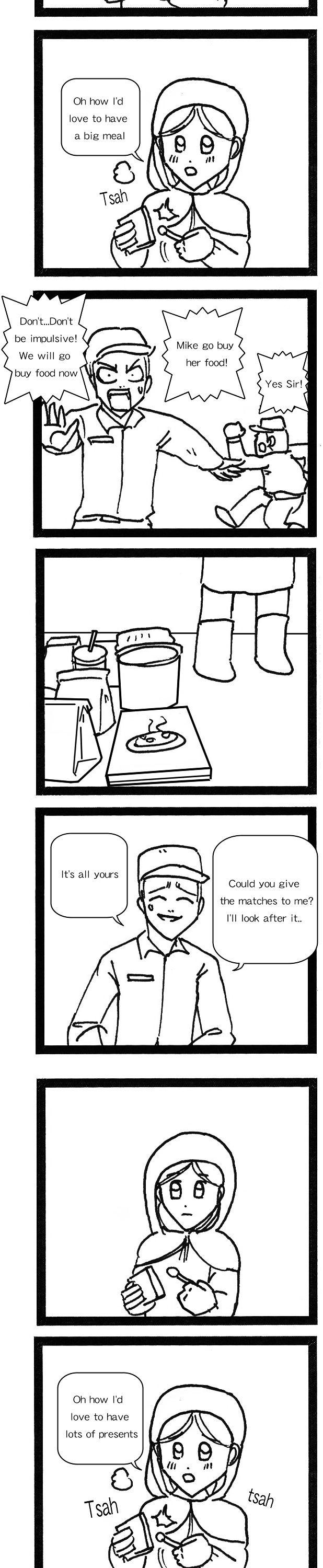 Kipen Manga Chapter 8 page 2 - Chapter 8 : The little match girl