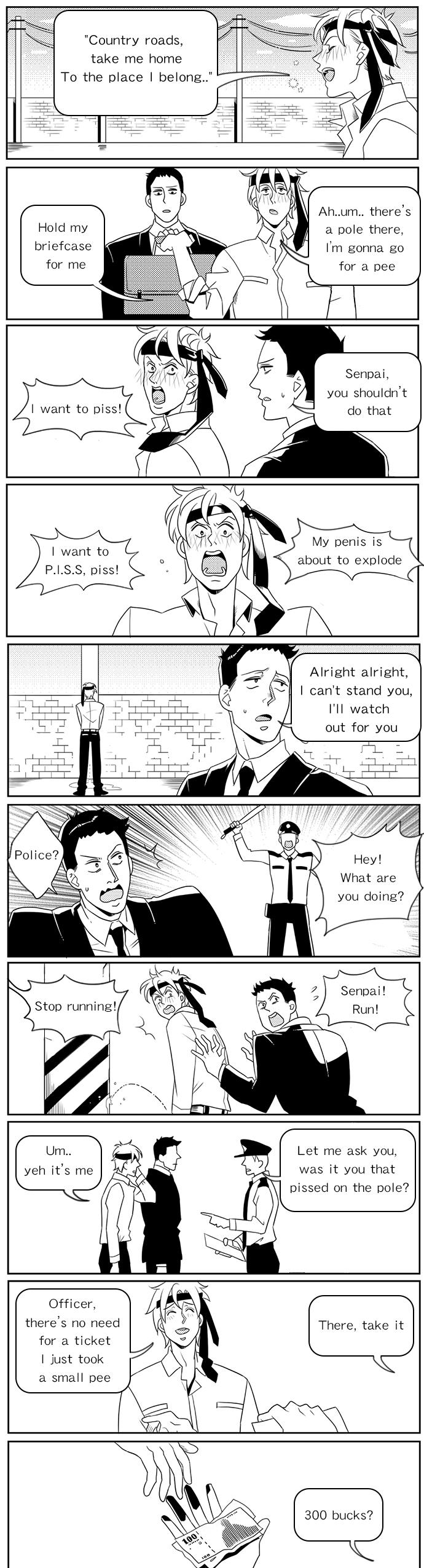 Kipen Manga Chapter 80 page 1 - Chapter 80 : Street pole