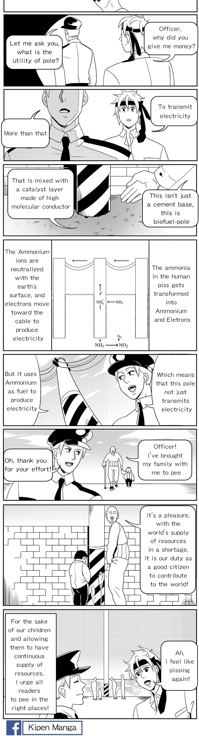 Kipen Manga Chapter 80 page 2 - Chapter 80 : Street pole