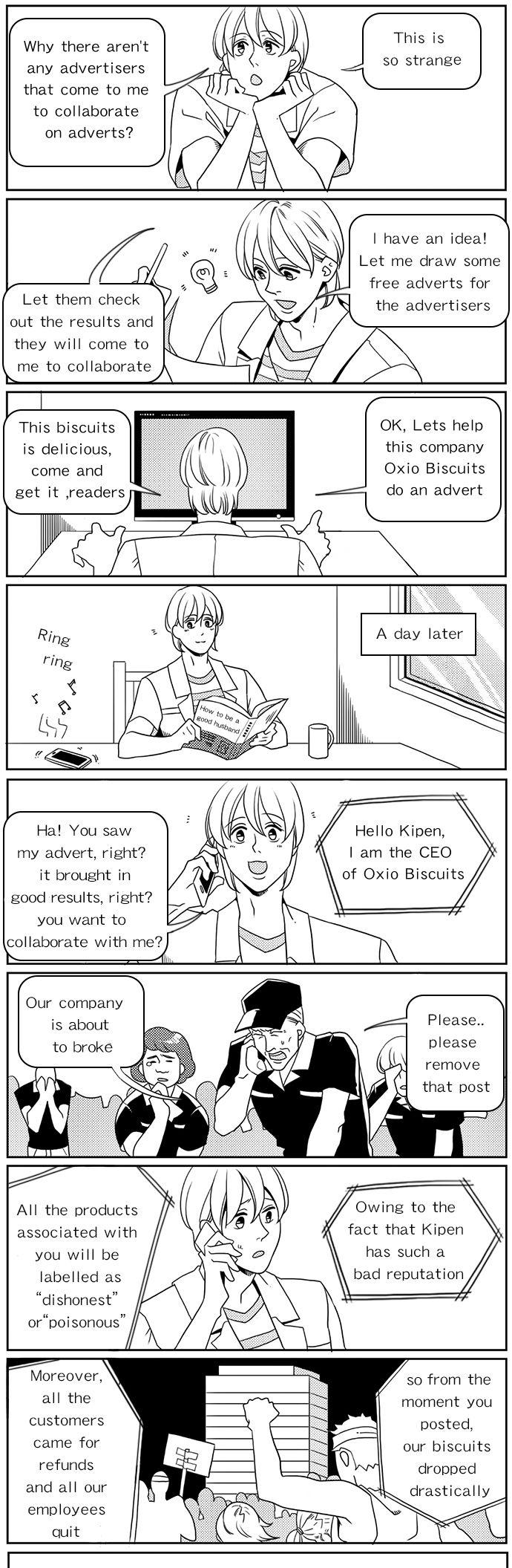 Kipen Manga Chapter 83 page 1 - Chapter 83 : Advert