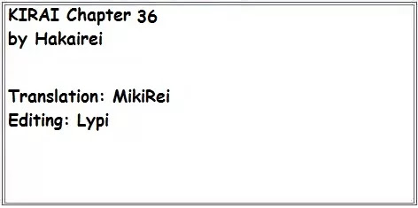 Kirai Chapter 36 page 1 - Chapter 36 : Ring