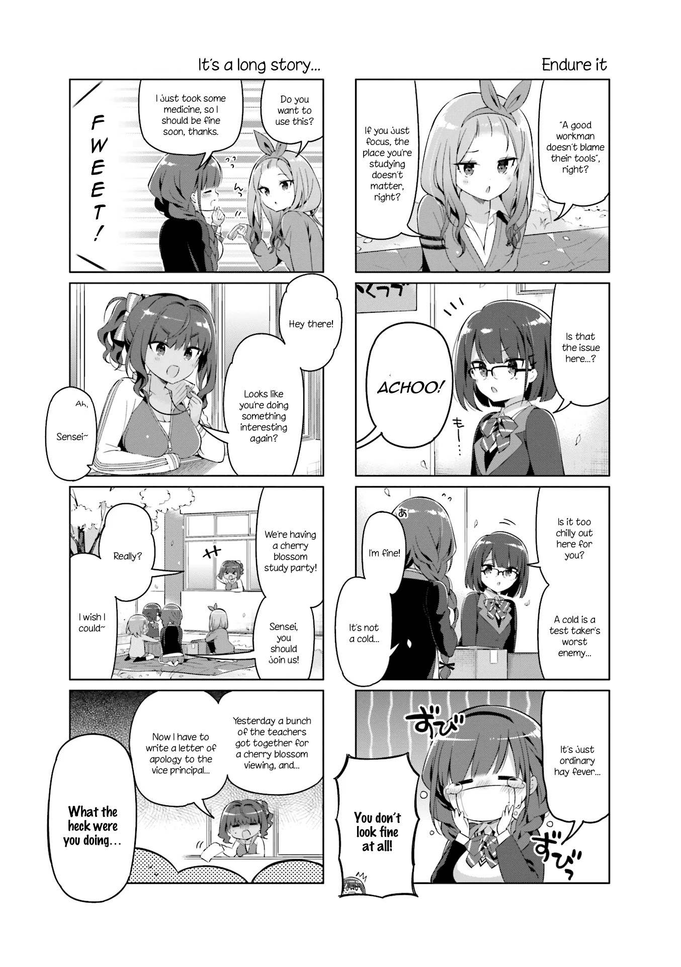 KiraKira★Study ~Zettai Goukaku Sengen~ Chapter 11.1 page 3 - Chapter 11.1: Extra 1: Sweets over flowers