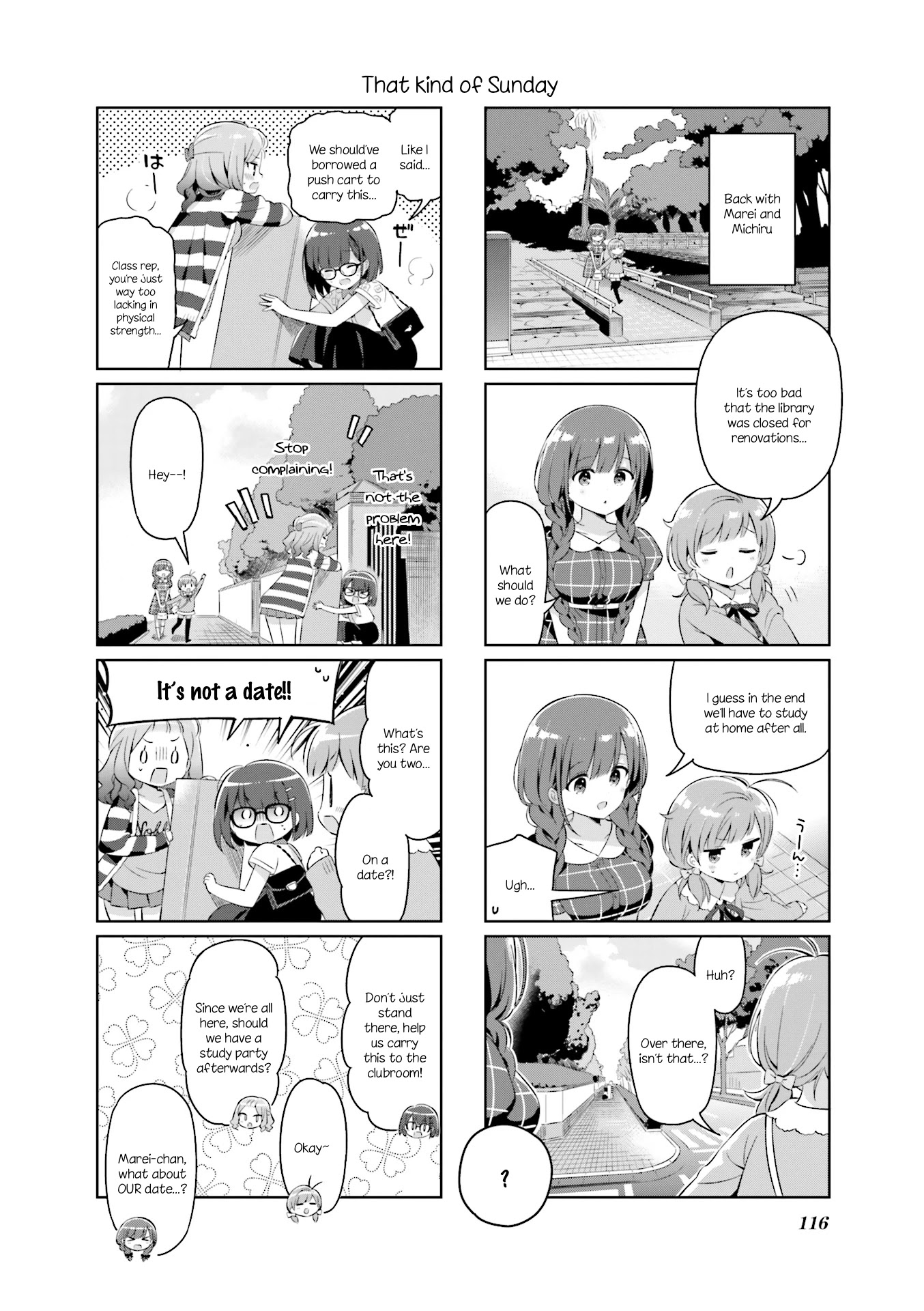 KiraKira★Study ~Zettai Goukaku Sengen~ Chapter 11.2 page 6 - Chapter 11.2: Extra 2: Making the most of a day off