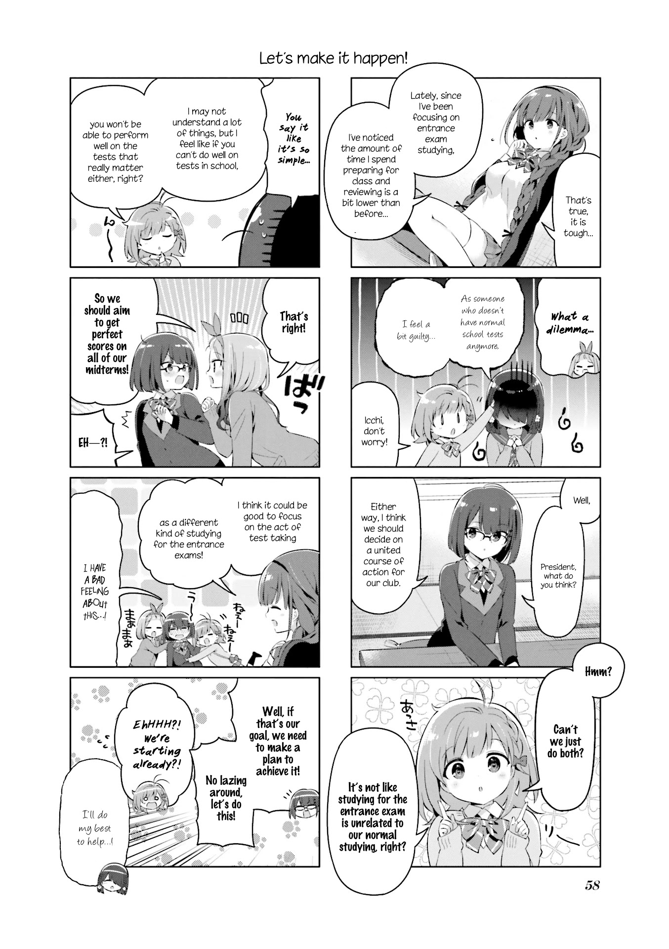 KiraKira★Study ~Zettai Goukaku Sengen~ Chapter 17 page 8 - Chapter 17: Facing the test with full power