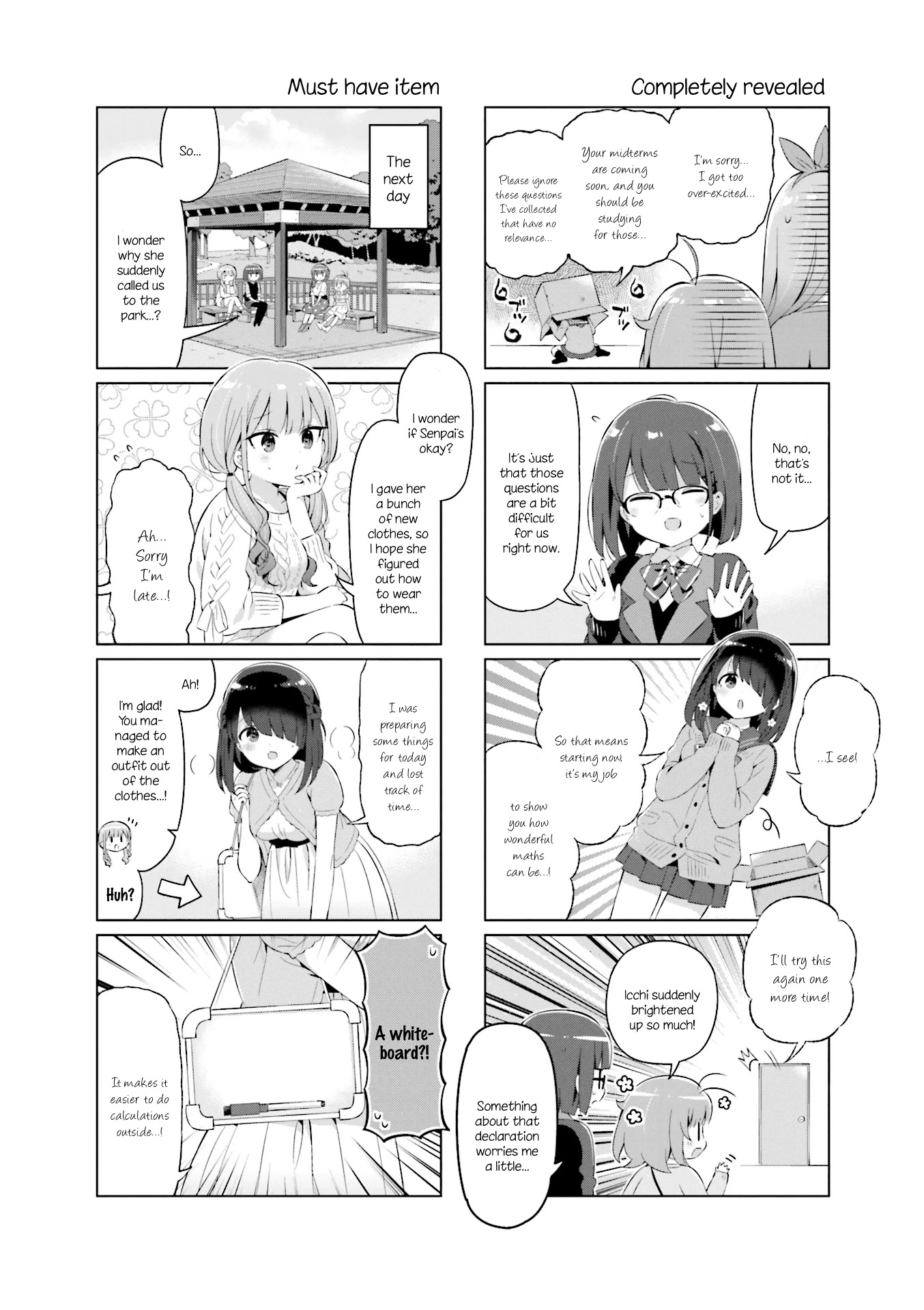KiraKira★Study ~Zettai Goukaku Sengen~ Chapter 18 page 4 - Chapter 18: Using the body to memorise