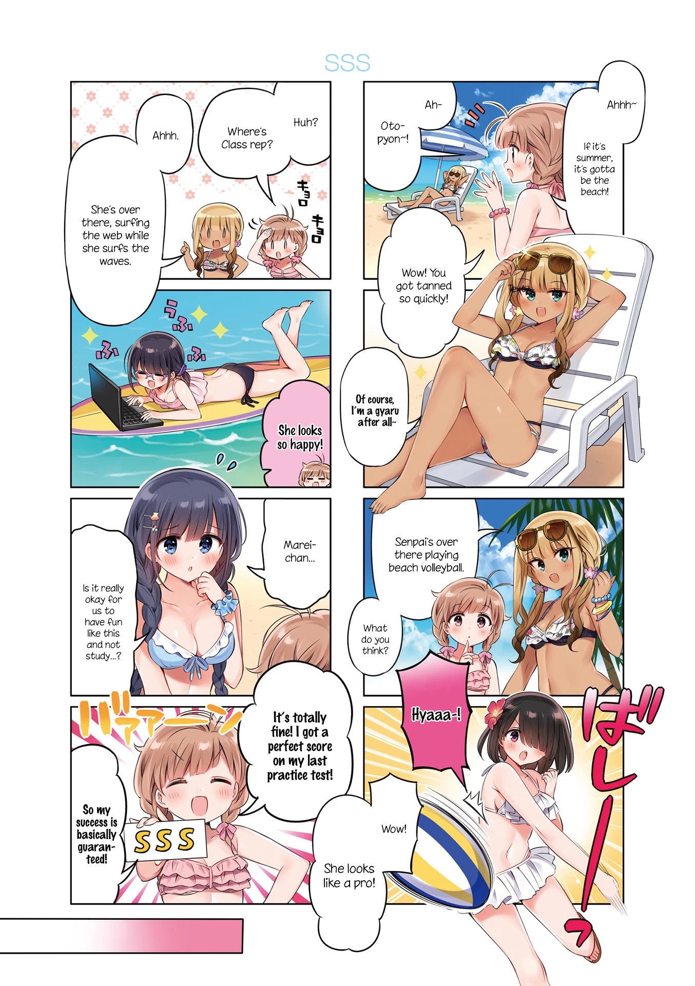 KiraKira★Study ~Zettai Goukaku Sengen~ Chapter 25 page 11 - Chapter 25: A day at the beach