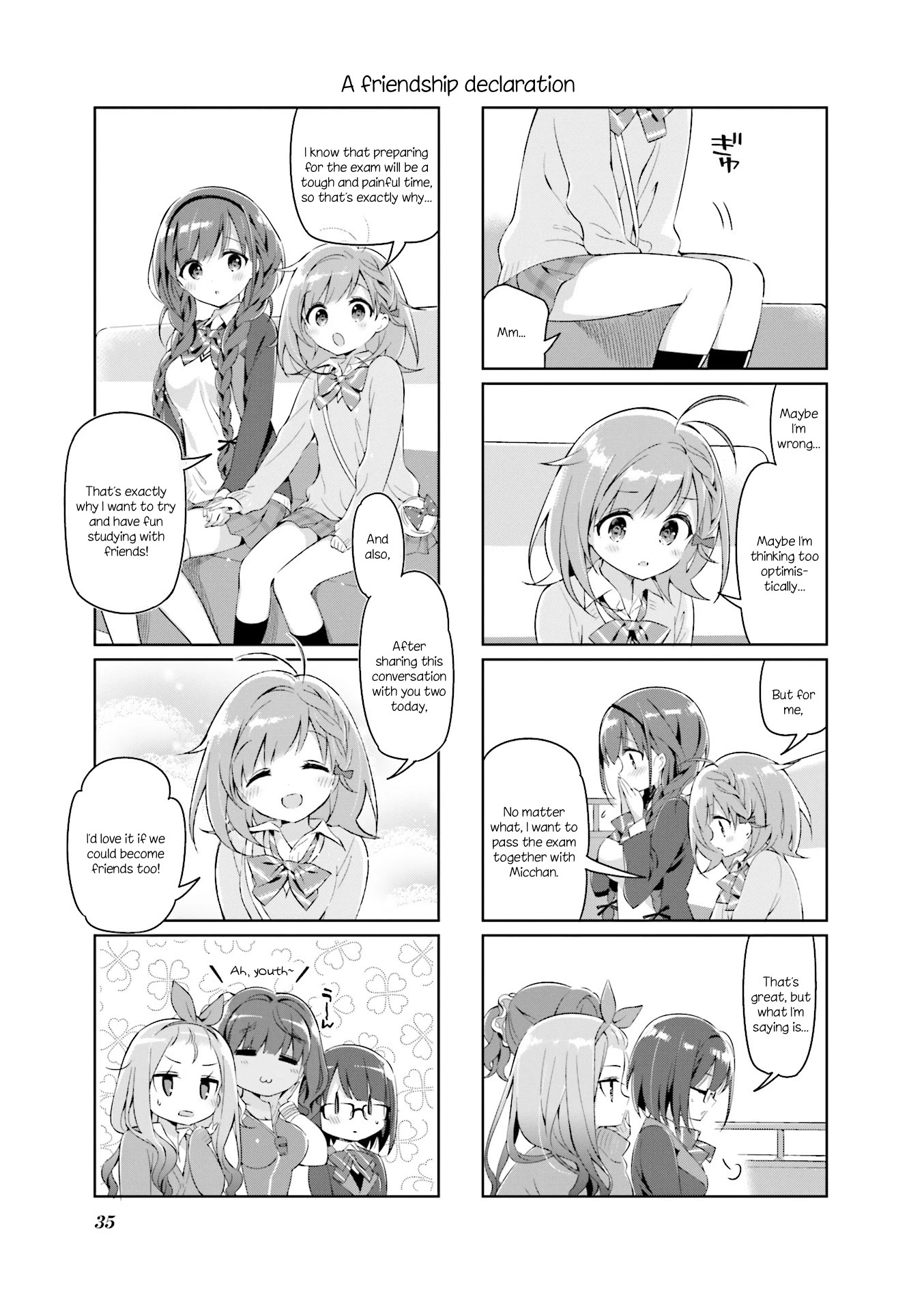 KiraKira★Study ~Zettai Goukaku Sengen~ Chapter 3 page 7 - Chapter 3: Studying with friends